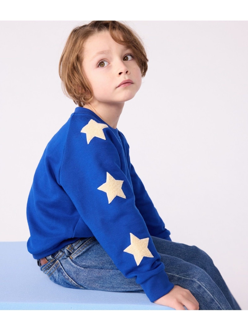 【SALE／10%OFF】PETIT BATEAU スウェットプルオーバー プチバトー トップス スウェット・トレーナー【RBA_E】【貨物輸送無料】