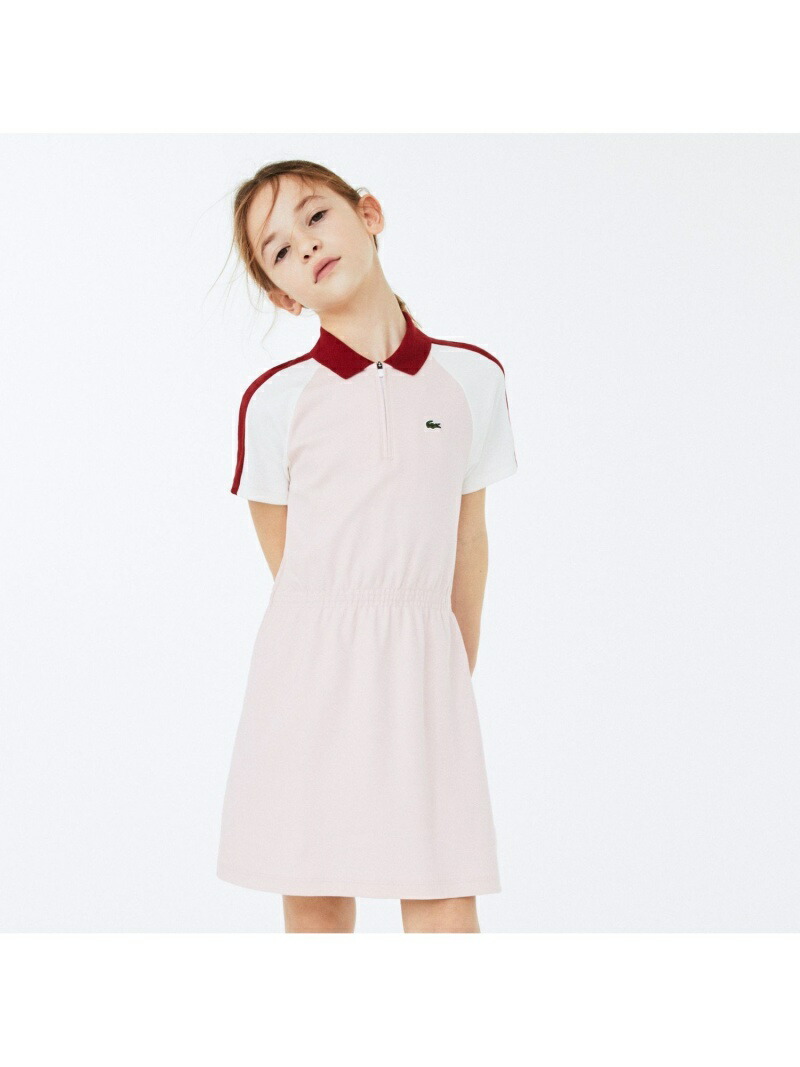 楽天市場 Sale 30 Off Lacoste Girlsジップフロントポロシャツワンピース ラコステ ワンピース シャツワンピース Rba E 送料無料 Rakuten Fashion Kids