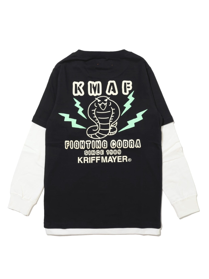 【SALE／40%OFF】KRIFF MAYER (K)JOIN-TEE(コブラ) クリフメイヤー トップス カットソー・Tシャツ グリーン ホワイト レッド ブラック【RBA_E】画像