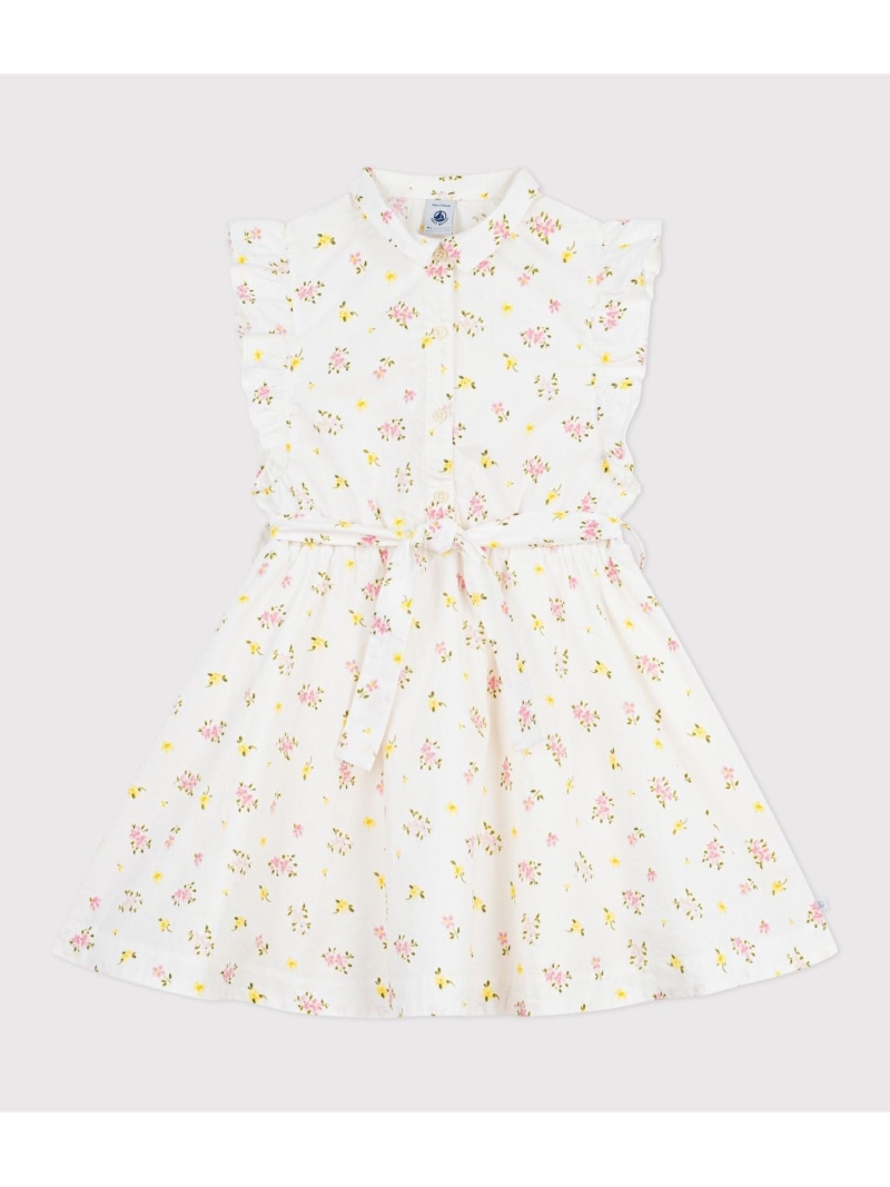 PETIT BATEAU フラワープリントワンピース プチバトー ワンピース・ドレス ワンピース【送料無料】
