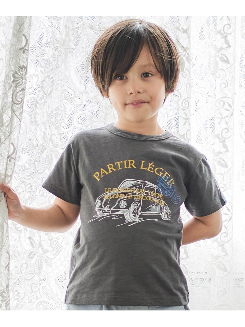BeBe スラブ天竺乗り物スケッチ半袖Tシャツ(80~140cm) ベベ オンライン ストア トップス カットソー・Tシャツ イエロー ブラック ブルー【送料無料】 5,082円