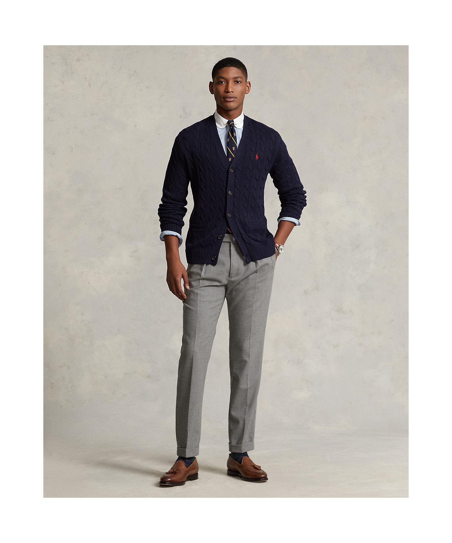 POLO RALPH LAUREN ケーブルニット コットン カーディガン ラルフ