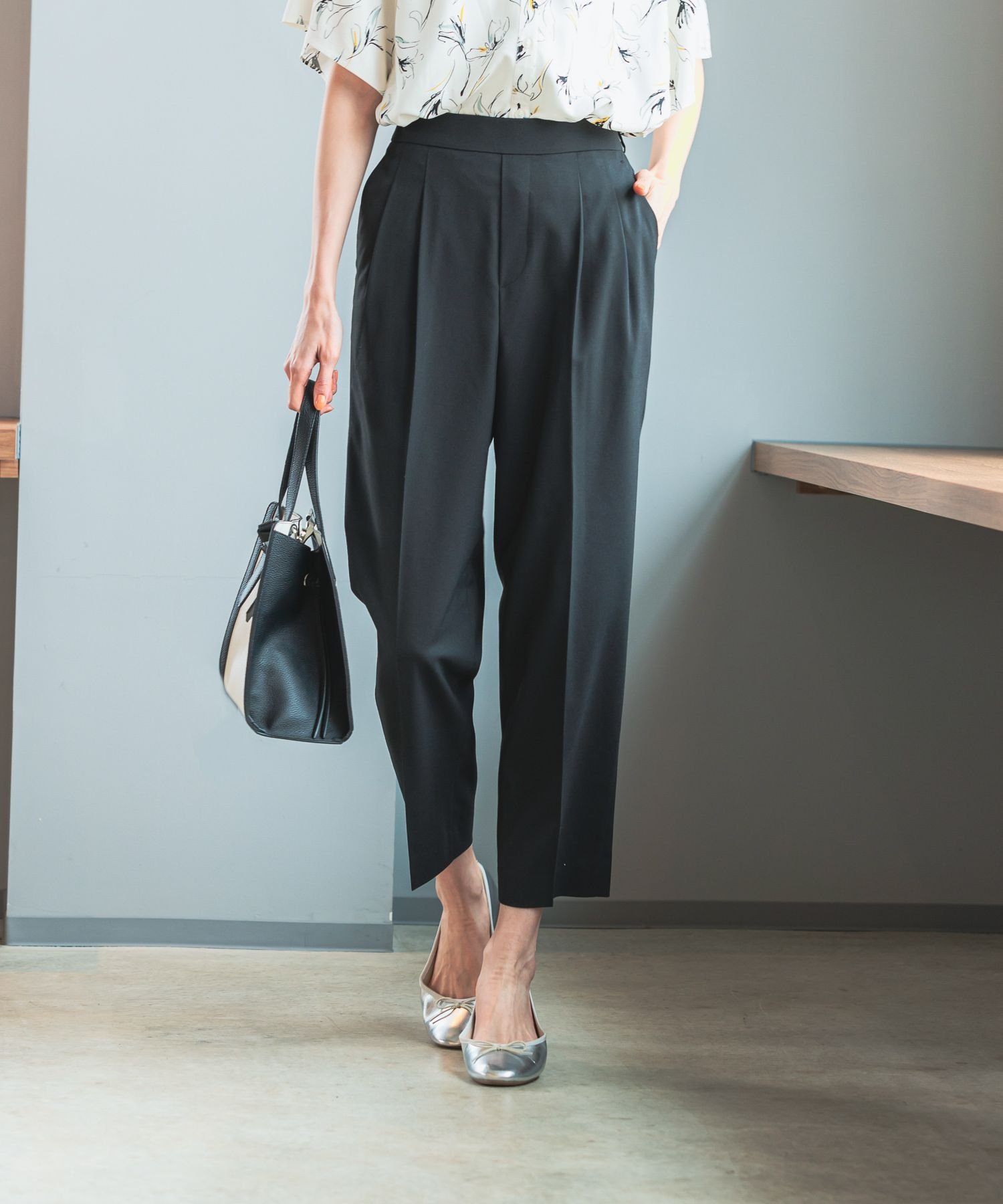 【SALE/60%OFF】GLOBAL WORK ウツクシルエットDRYテーパードパンツ/986650 グローバルワーク パンツ その他のパンツ グレー ブラウン イエロー グリーン ネイビー ピンク ブラック