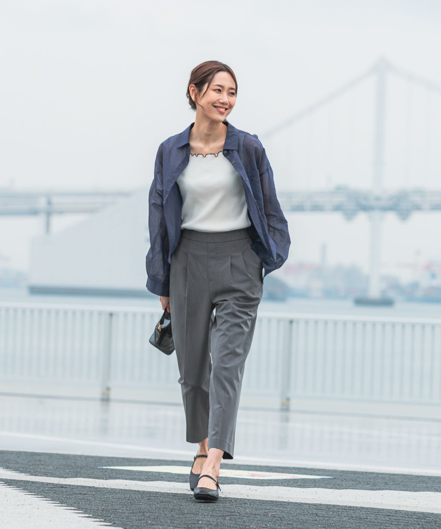 【SALE/60%OFF】GLOBAL WORK ウツクシルエットDRYテーパードパンツ/986650 グローバルワーク パンツ その他のパンツ グレー ブラウン イエロー グリーン ネイビー ピンク ブラック