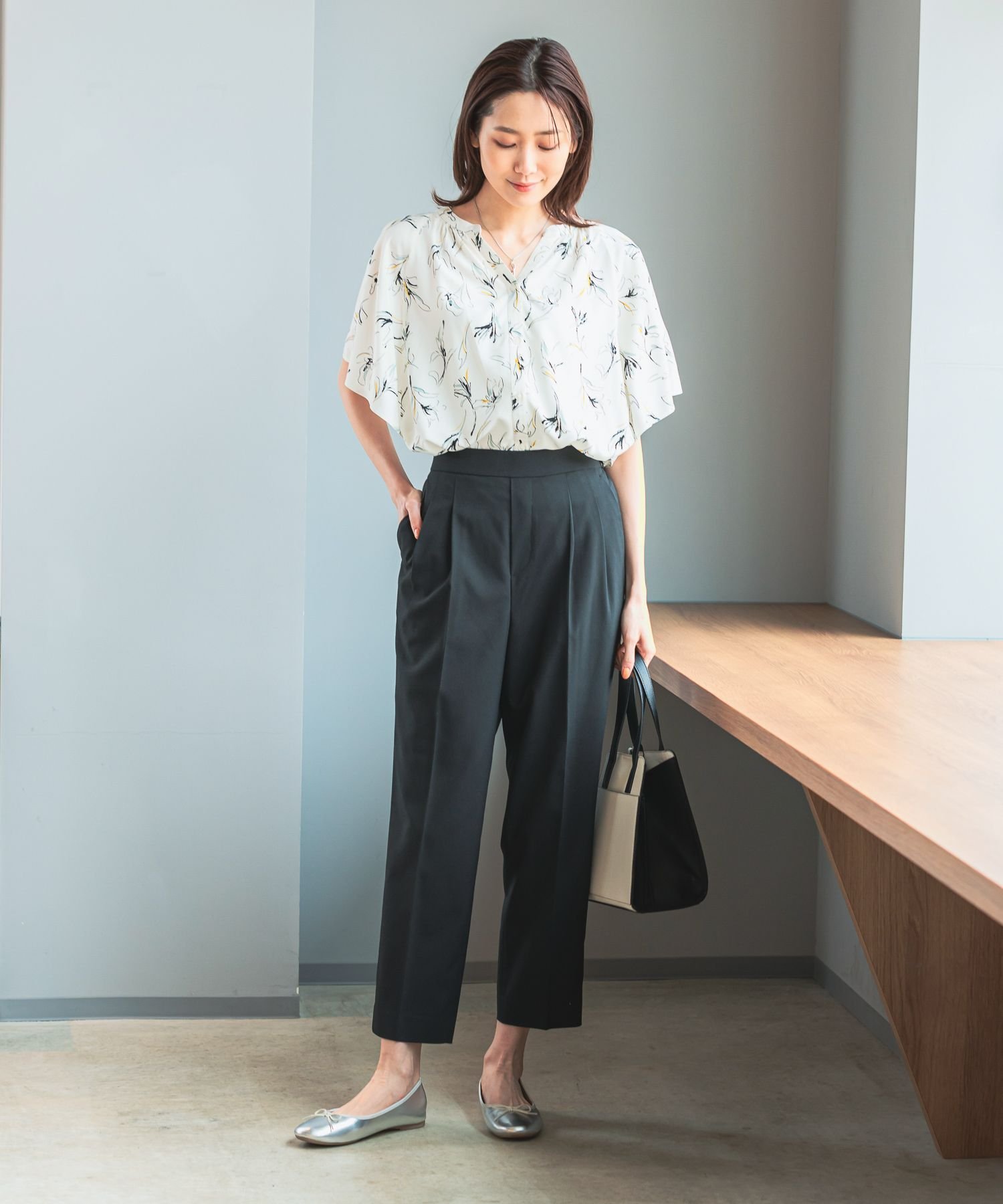 【SALE/60%OFF】GLOBAL WORK ウツクシルエットDRYテーパードパンツ/986650 グローバルワーク パンツ その他のパンツ グレー ブラウン イエロー グリーン ネイビー ピンク ブラック