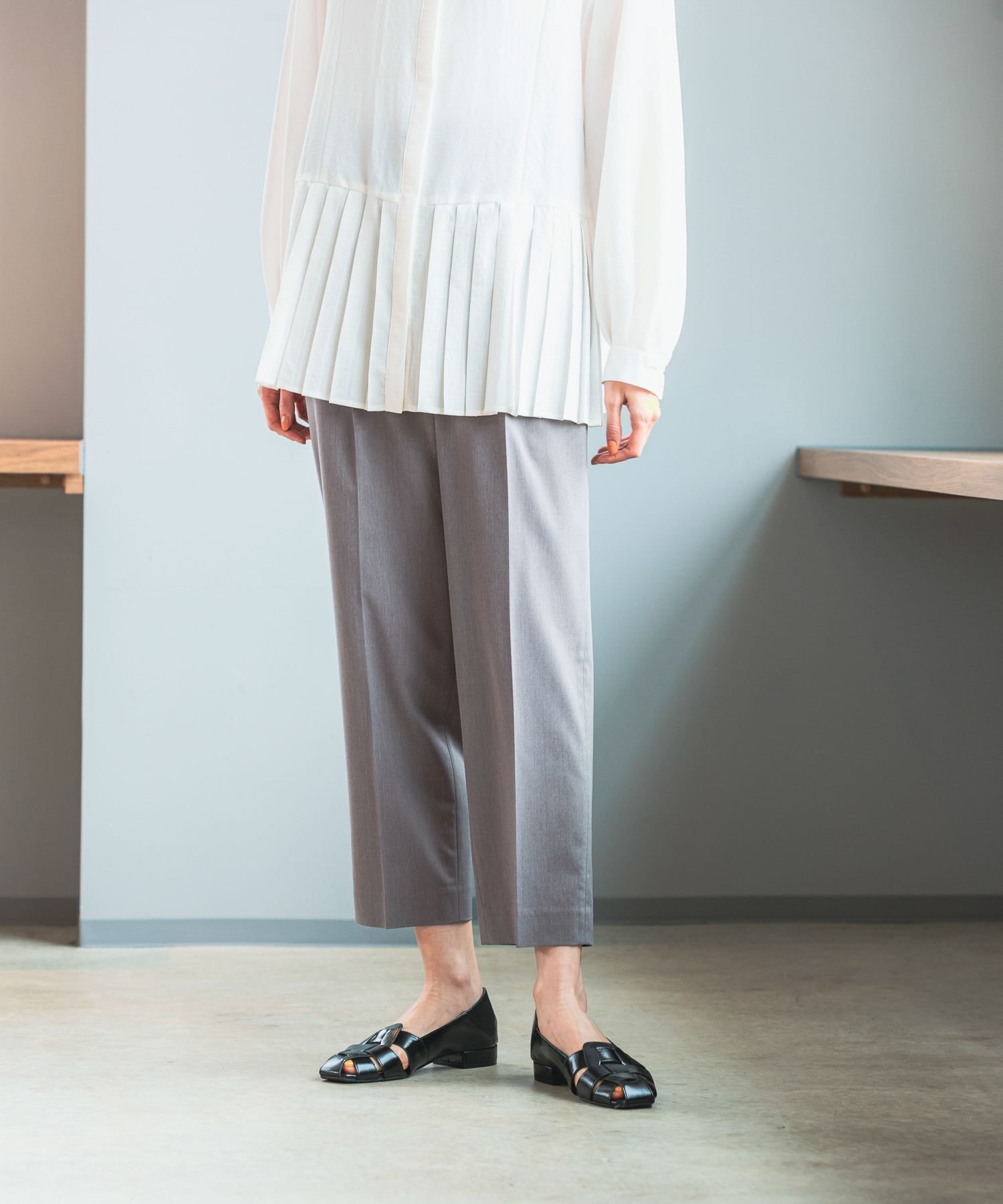 【SALE/60%OFF】GLOBAL WORK ウツクシルエットDRYテーパードパンツ/986650 グローバルワーク パンツ その他のパンツ グレー ブラウン イエロー グリーン ネイビー ピンク ブラック