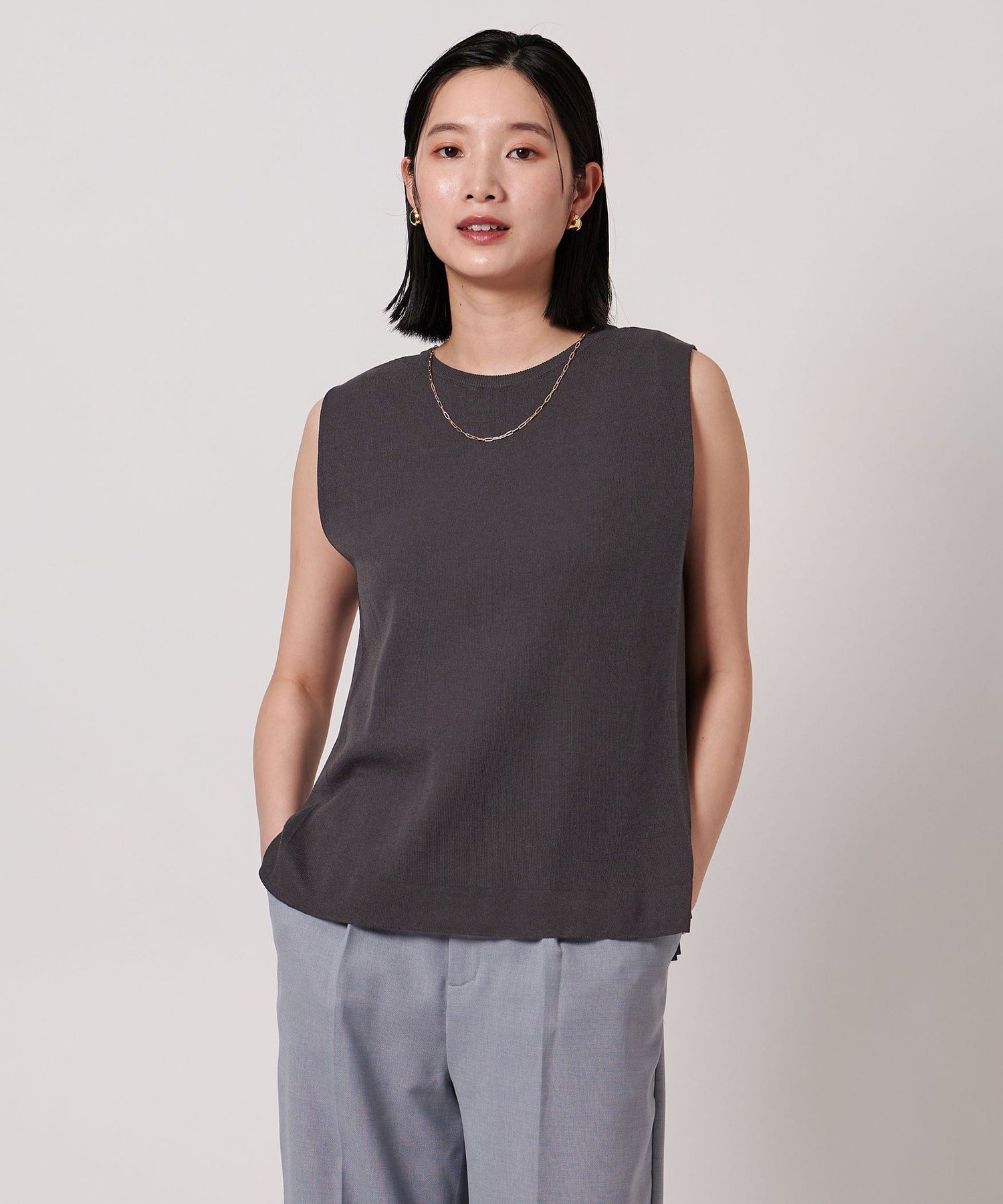 楽天市場】【SALE／50%OFF】フリンジ ノースリーブニット