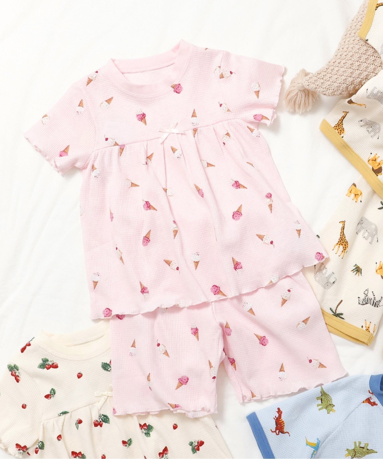 楽天市場】devirock 着心地やわらか フリルパジャマ パジャマ