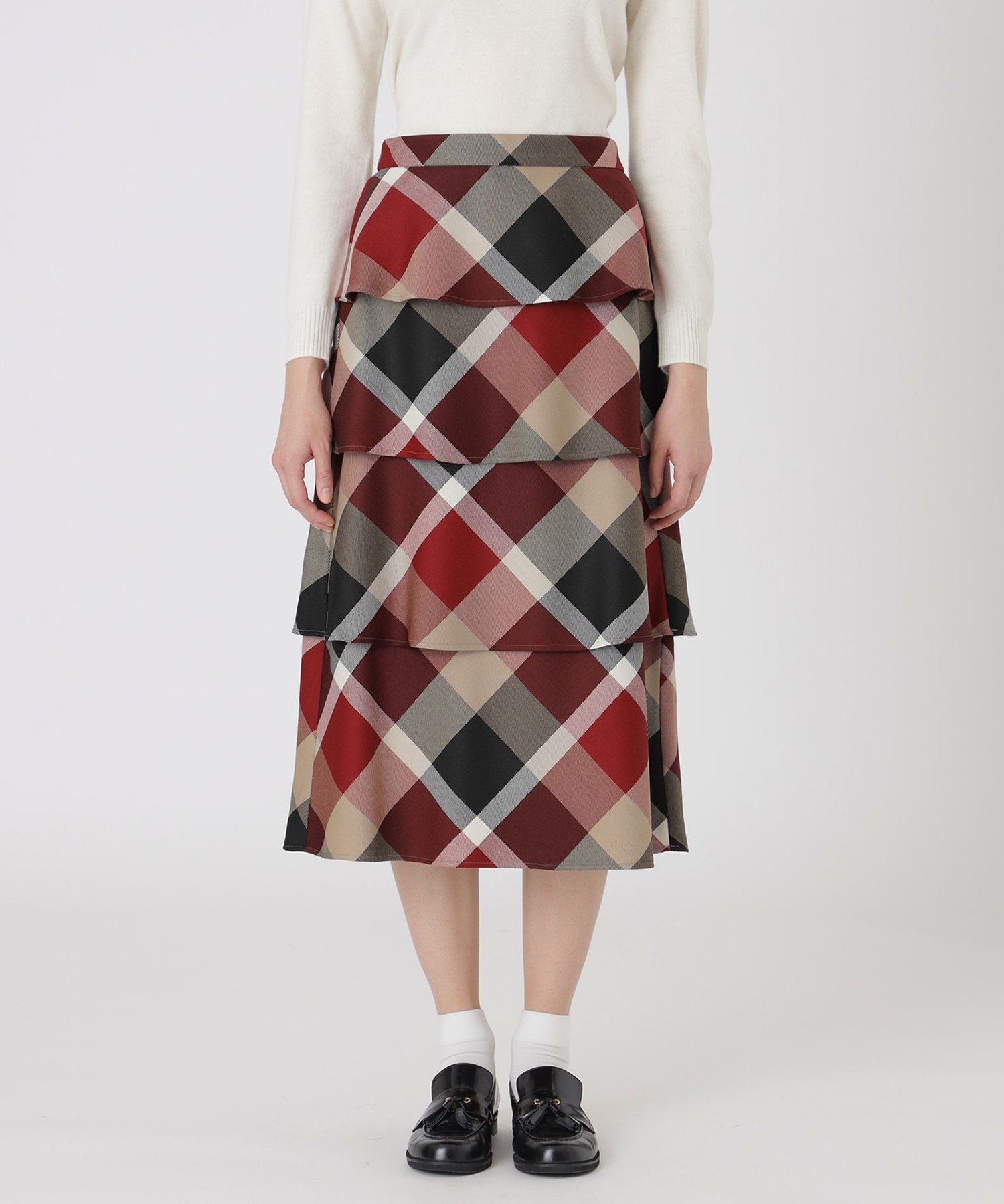 楽天市場】【SALE／41%OFF】クレストブリッジチェックウールビエラ