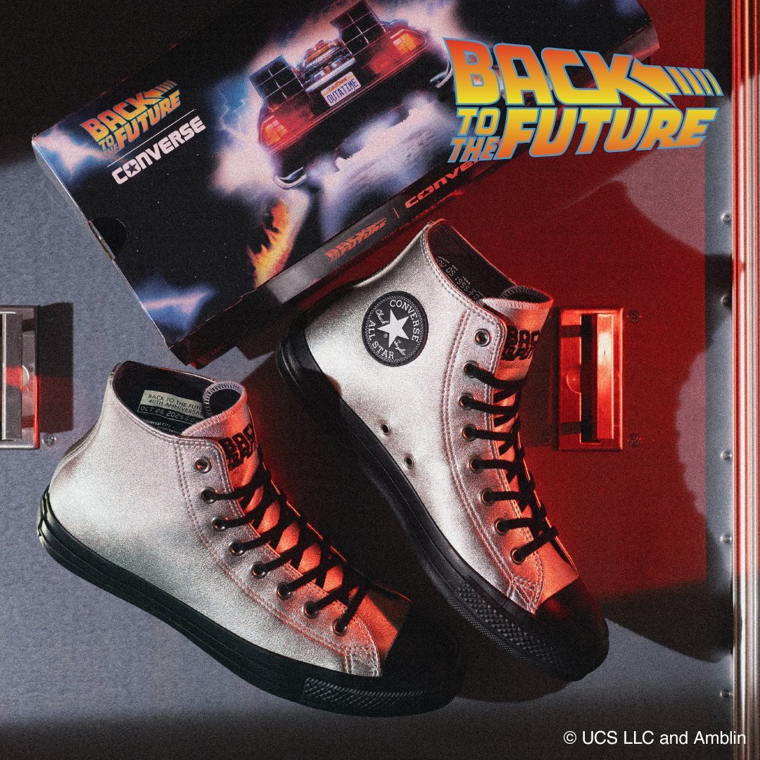 CONVERSE 【公式】オールスター TM HI / バック・トゥ・ザ・フューチャー コンバース シューズ・靴 スニーカー ブラック【送料無料】画像