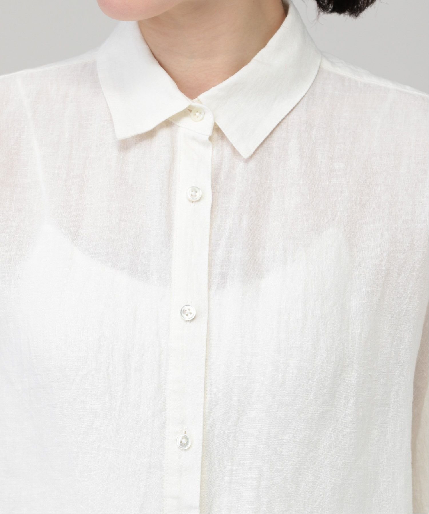 SALE／20%OFF】Curensology ドルマンスリーブリネンシャツ カレン 