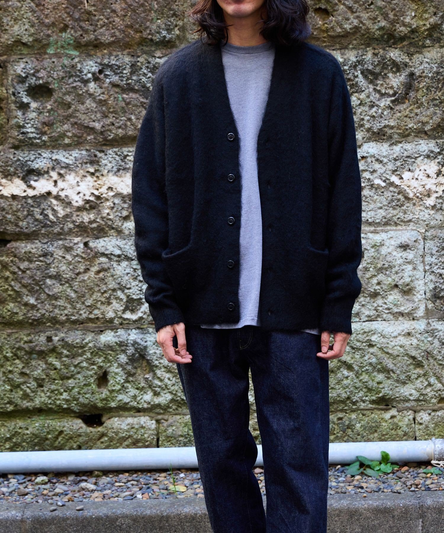 楽天市場】CRIMIE MOHAIR CARDIGAN Size-L CR01-02L5-KN01