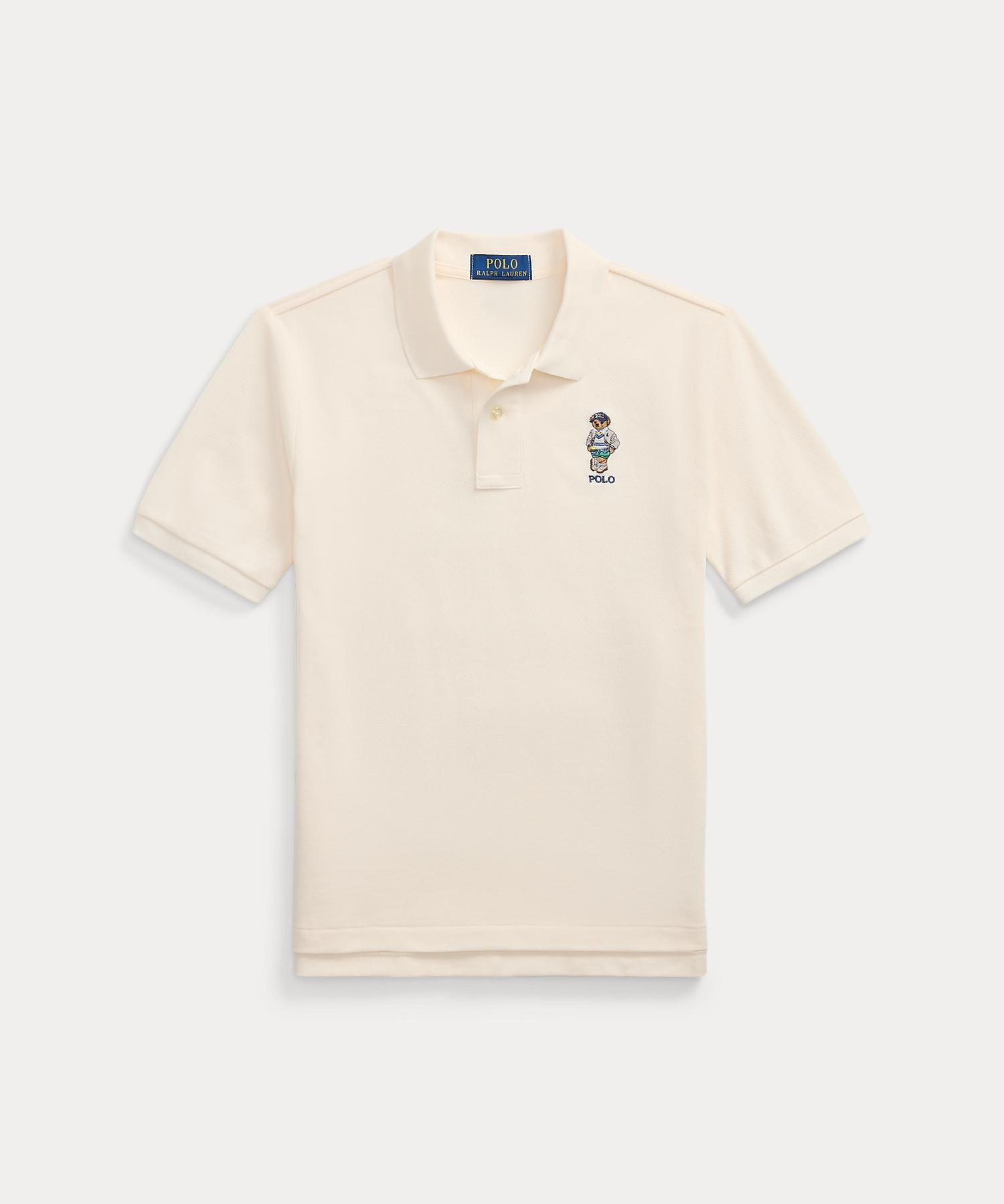 美品ポロラルフローレン　ポロベアビッグプリントポロシャツ　両面プリント 美品ポロラルフローレン ポロベアビッグプリントポロシャツ 両面