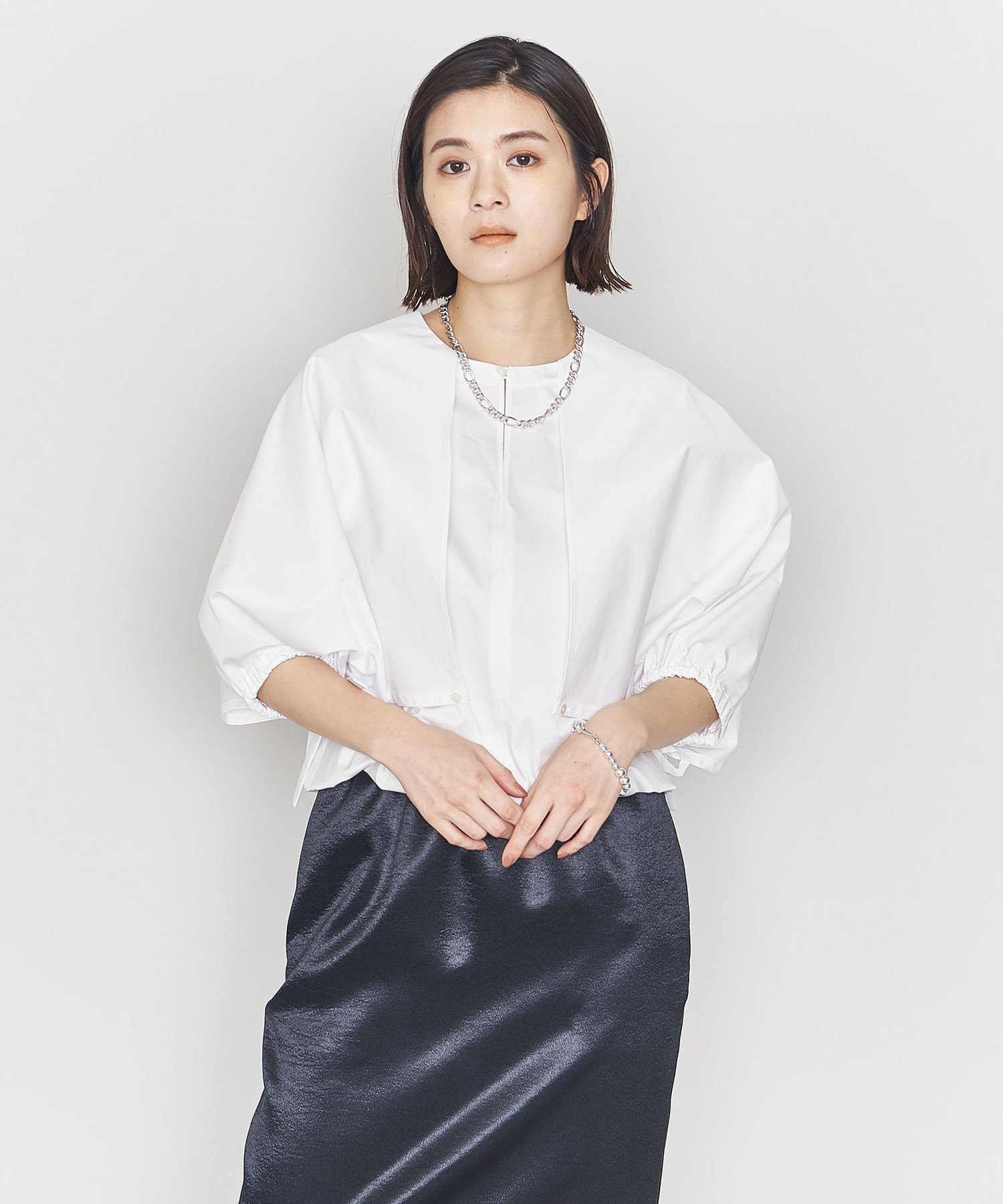 UNITED ARROWS ホワイト パフスリーブ シャツ 楽天市場】【SALE／50%OFF】＜UNITED ARROWS＞C/N パフスリーブ
