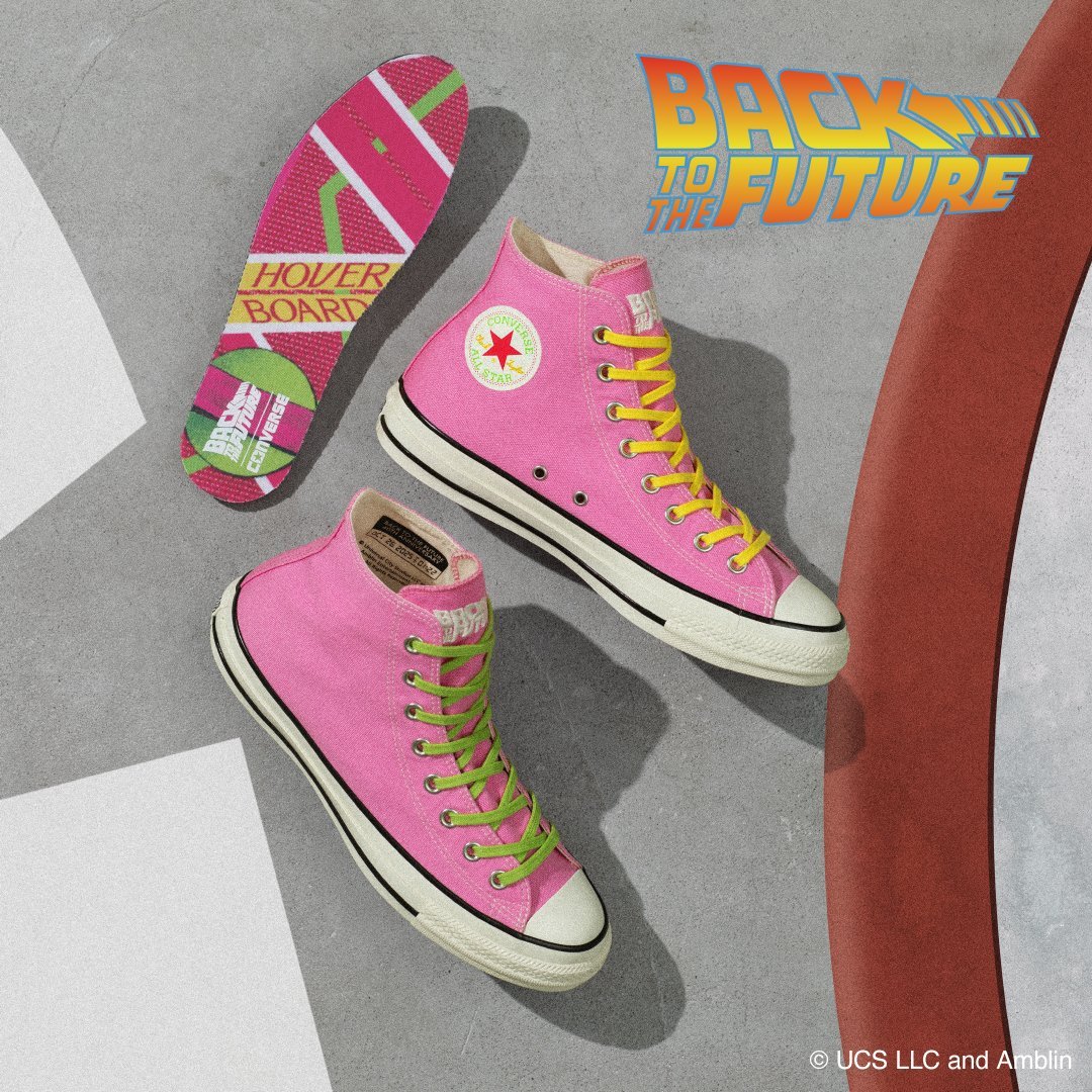 CONVERSE 【公式】オールスター エイジド HB HI / バック・トゥ・ザ・フューチャー コンバース シューズ・靴 スニーカー ピンク【送料無料】画像