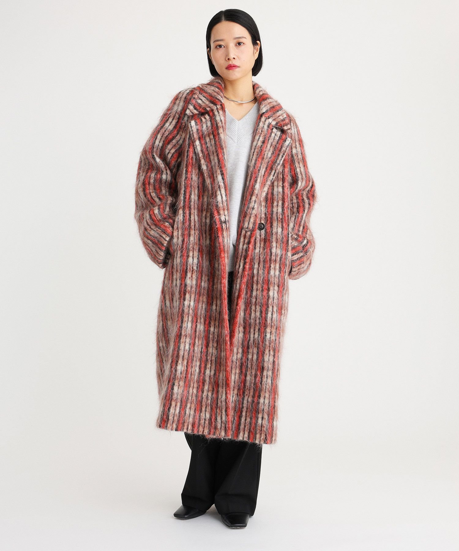 【もも】BABYLONE バビロン　ダッフルコート　メルトン　グリーン もも様専用】BABYLONE バビロン ダッフルコート メルトン グリーン