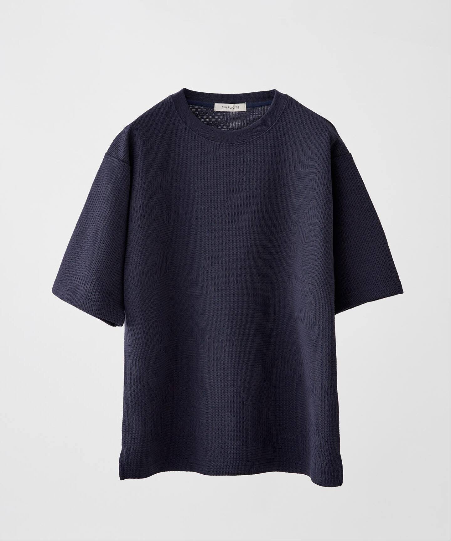 楽天市場】B.C STOCK ジャガード クルーネック半袖Tシャツ ベーセー