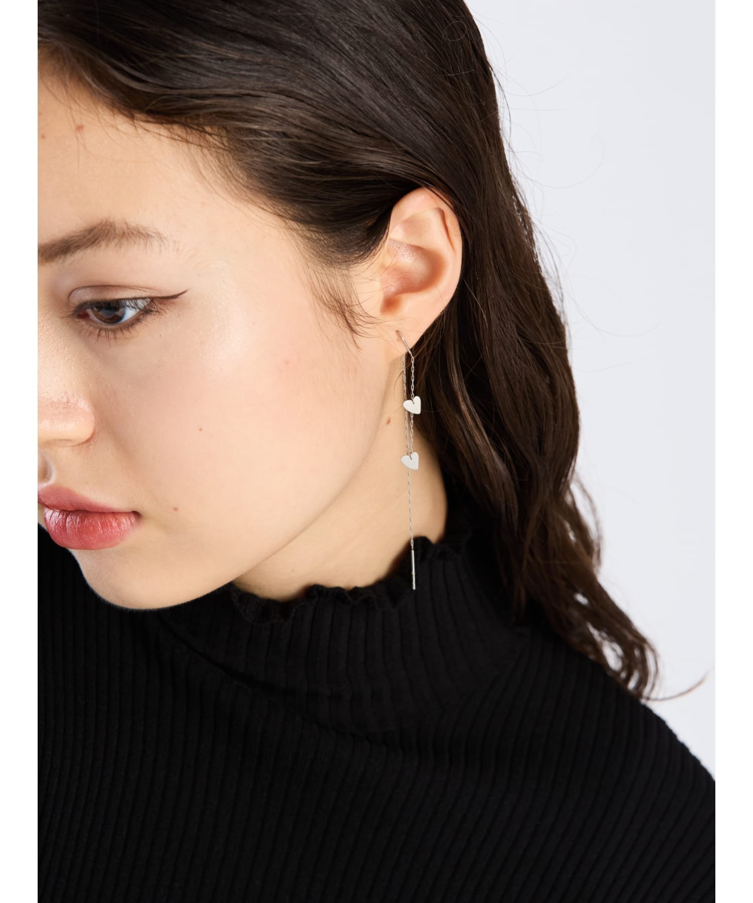 To b. by agnes b. ピアス カラーハートピアス ｜To b. by agnès b.（トゥービー バイ