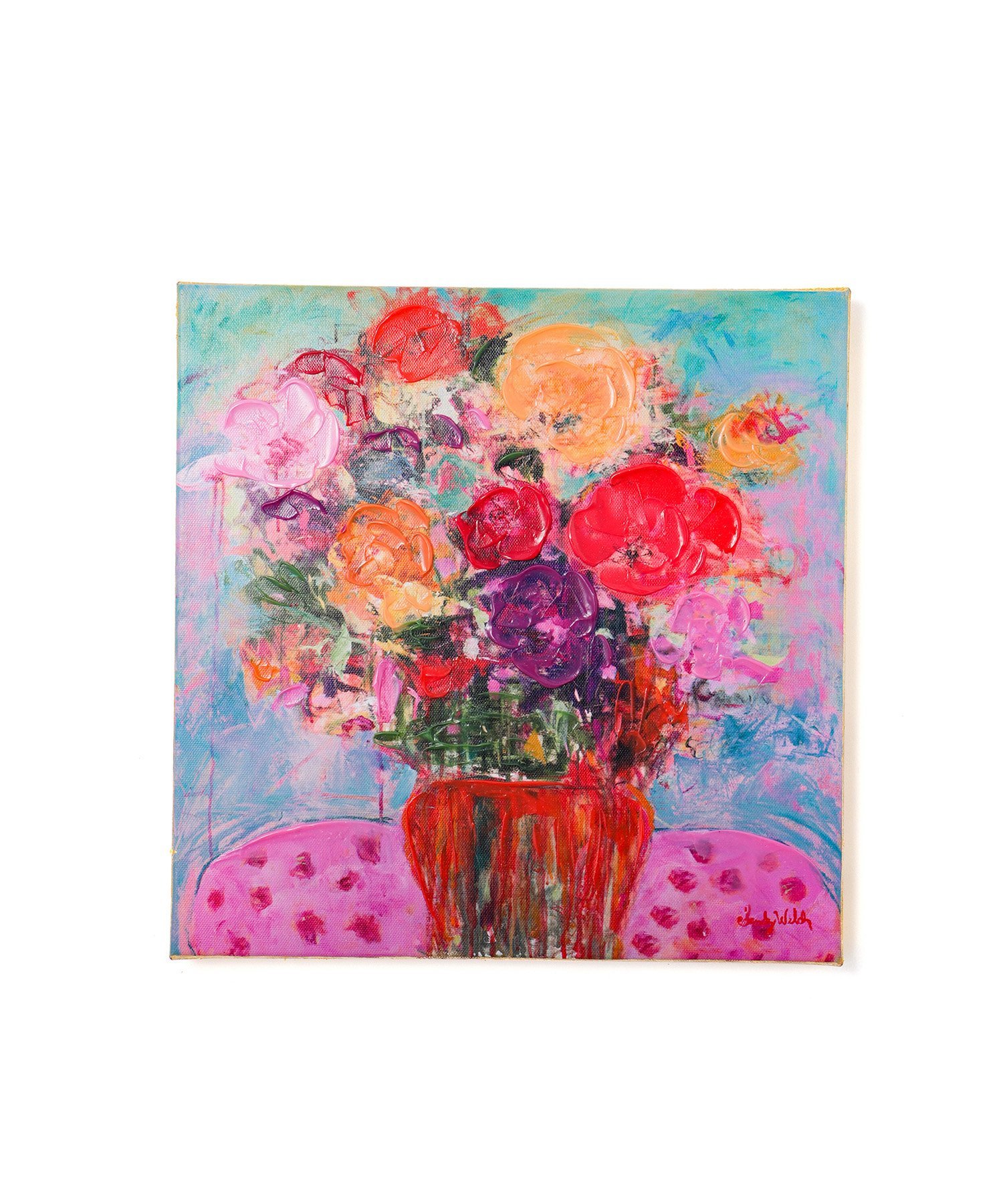 稀少❣️美品✨francfranc アートパネル　絵画　花柄　インテリア　レトロ 稀少品✨】francfranc アートパネル 絵画 花柄 インテリア レトロ