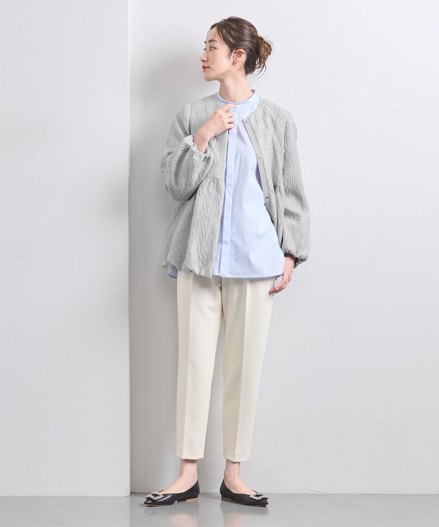 SALE／70%OFF】UNITED ARROWS ツートーン ジャガード ブルゾン