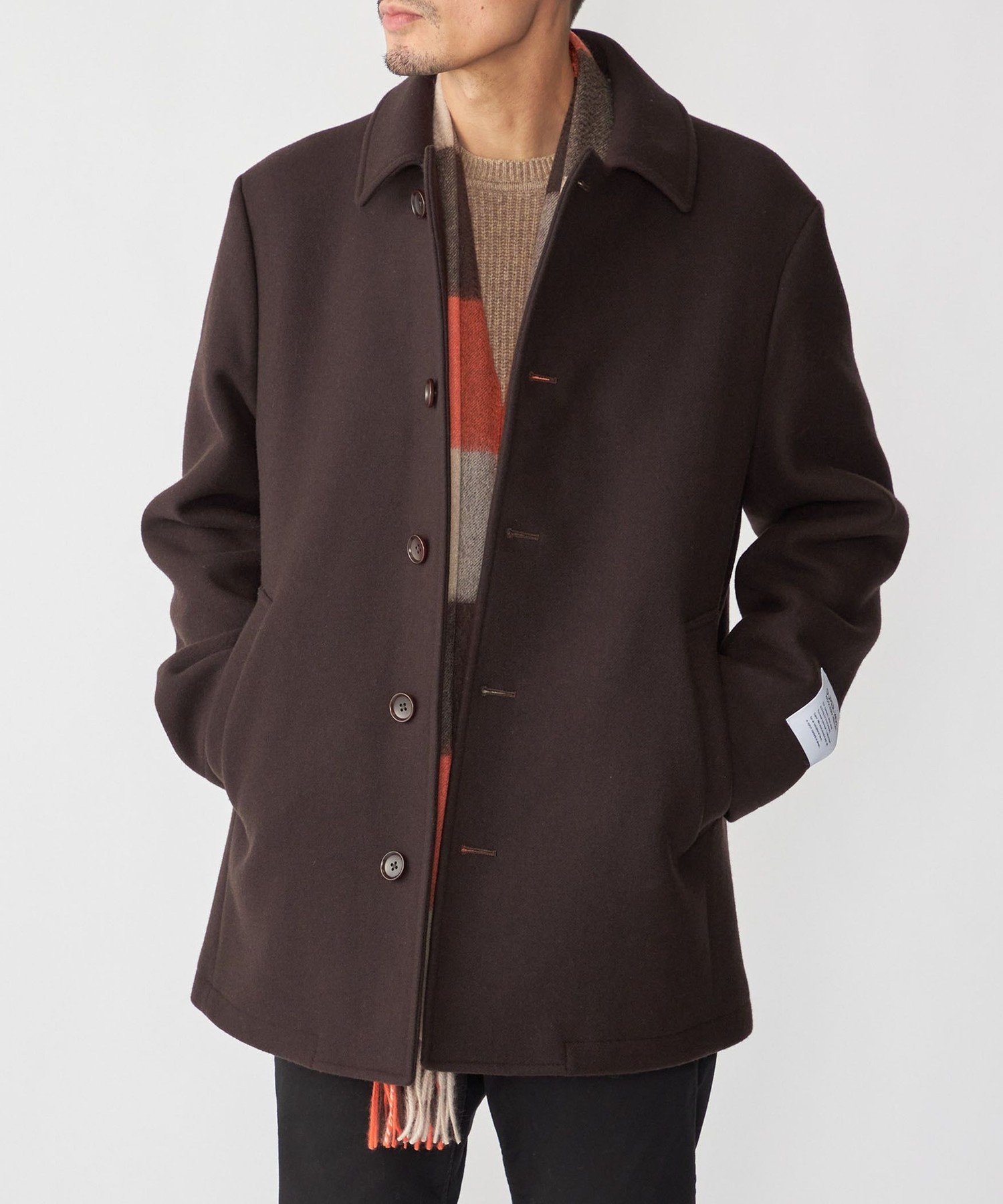 楽天市場】CAMBIO mj10847- メルトンシングルPコート カンビオ