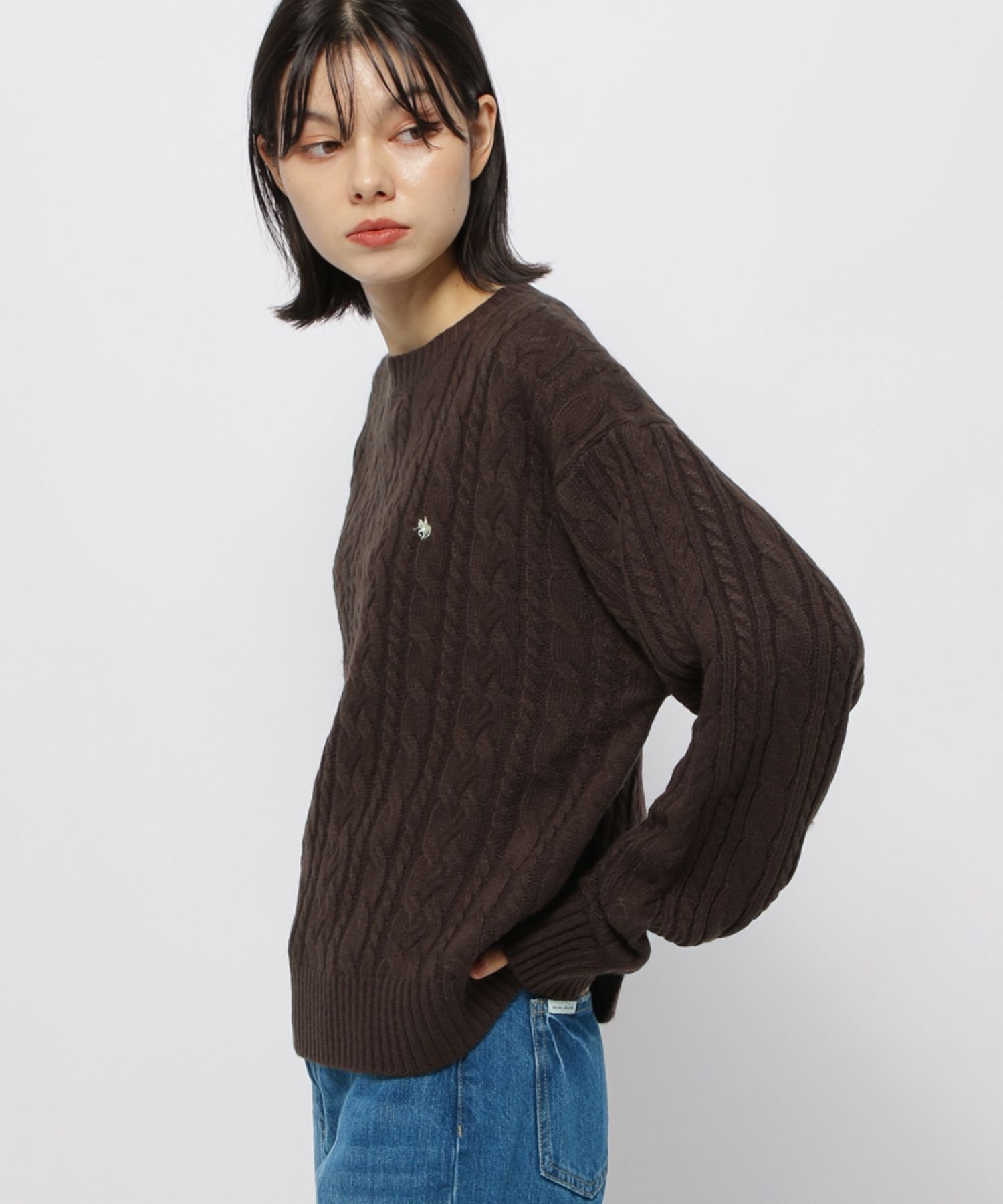 楽天市場】【POLO BCS(ポロ・ビーシーエス)】ケーブルニットプル