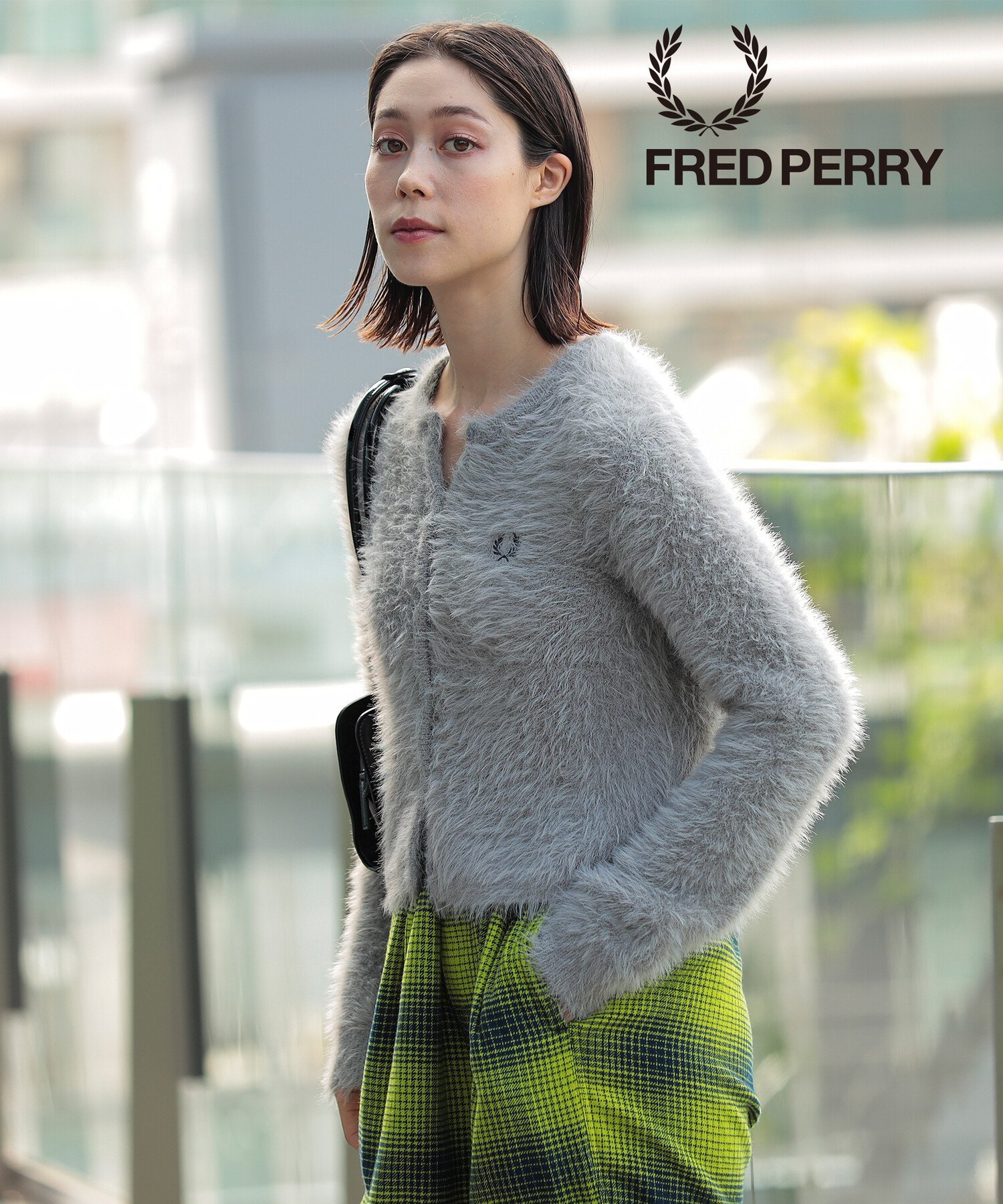 22AW ジャーナルスタンダード 別注 FRED PERRY カーディガン 黒M