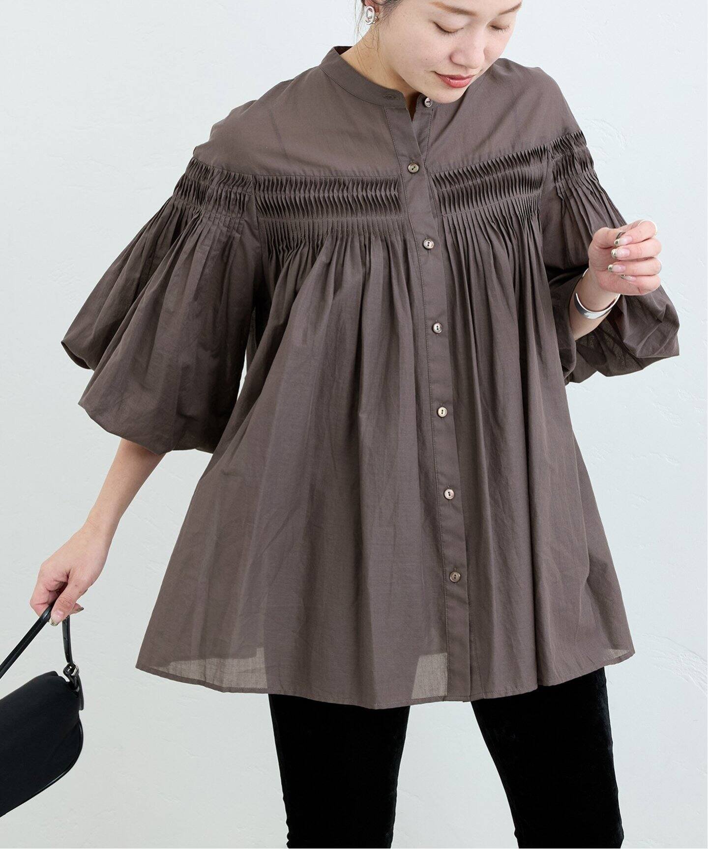 楽天市場】【SALE／30%OFF】シャンブレークロップドスタンドプル