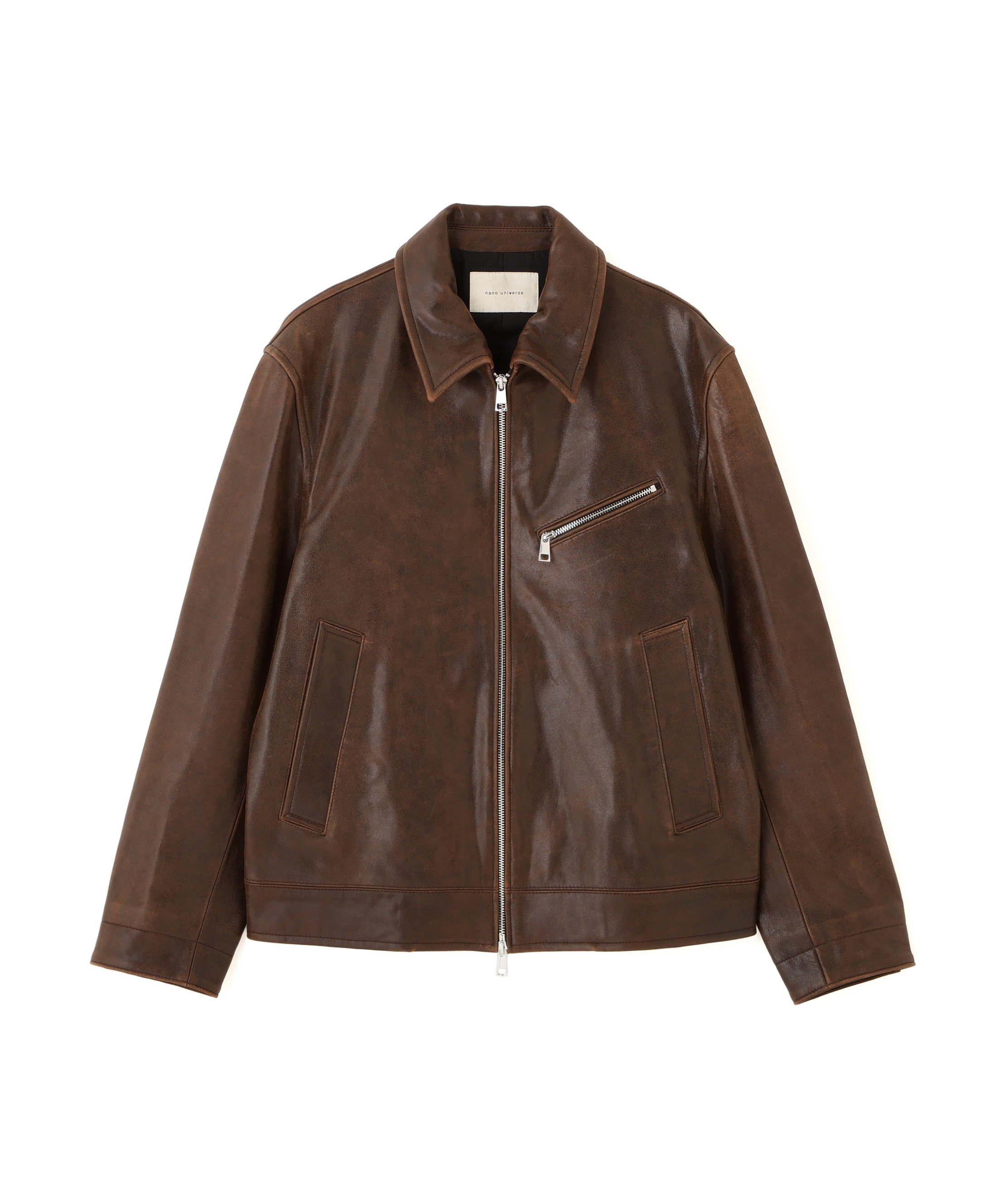 楽天市場】【SALE／20%OFF】NANO universe 《WEB限定》ラムレザー
