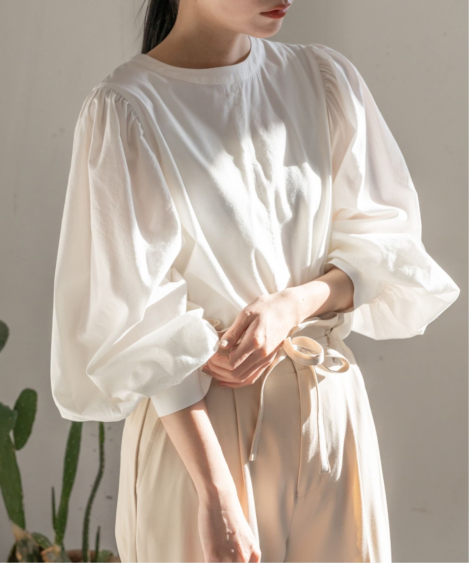 LOWRYSFARM ２ＷＡＹボリュームブラウス フリーサイズ LOWRYSFARM 2WAYボリュームブラウス フリーサイズ