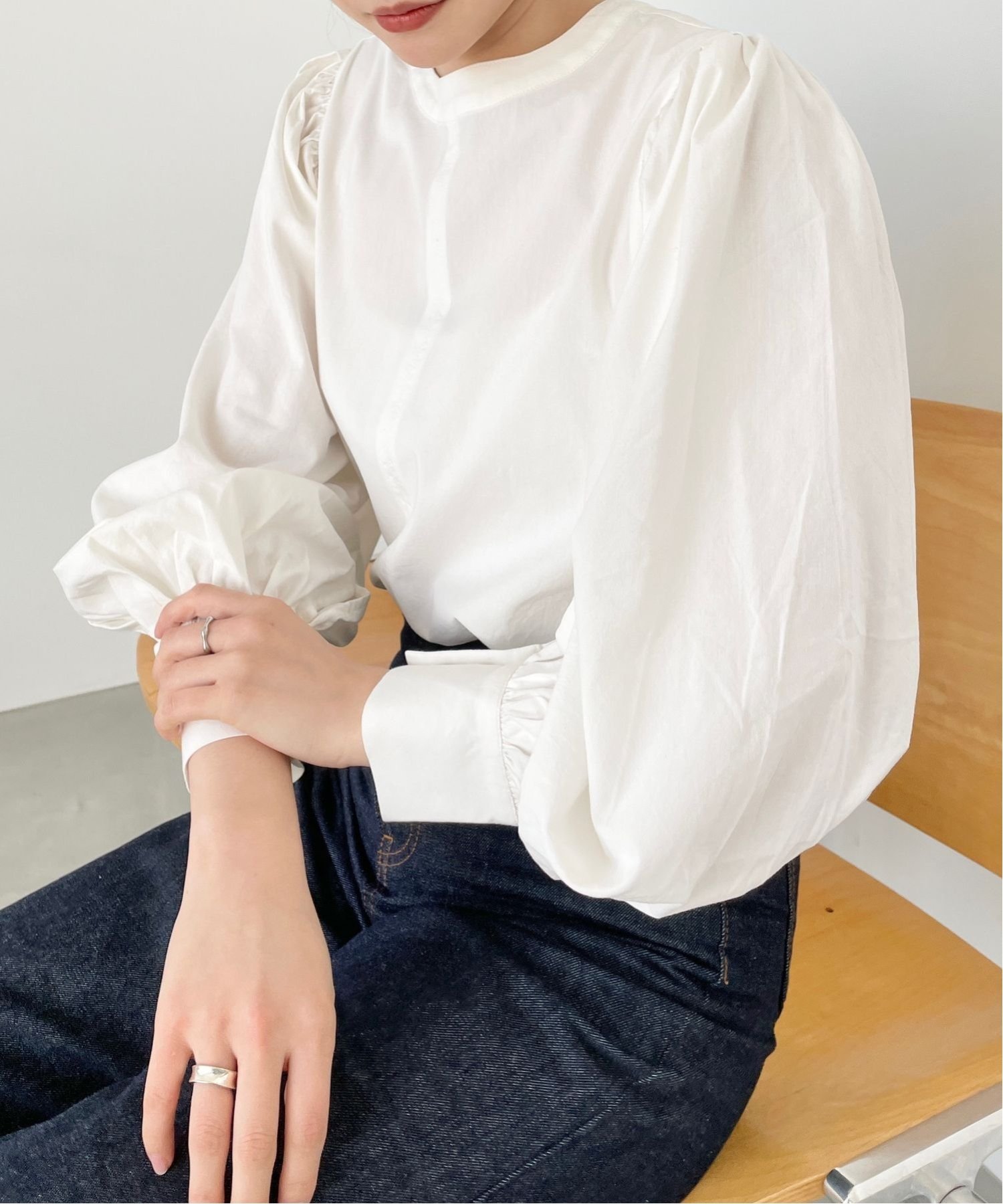 LOWRYSFARM ２ＷＡＹボリュームブラウス フリーサイズ LOWRYSFARM 2WAYボリュームブラウス フリーサイズ