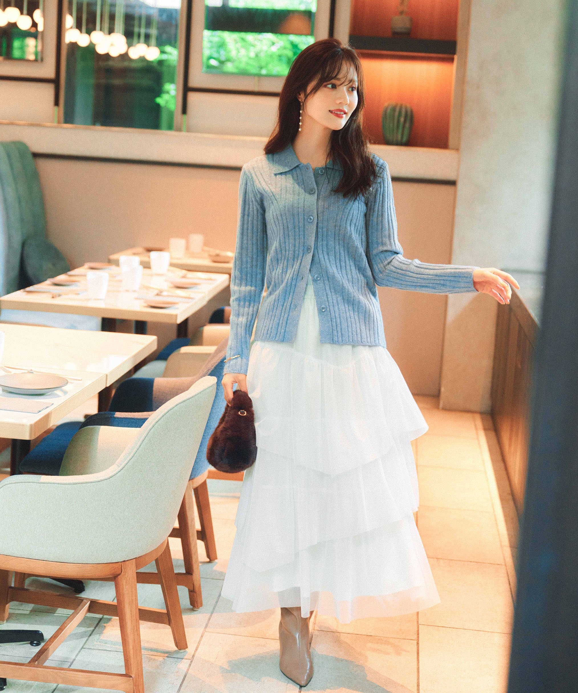 楽天市場】部分プリーツティアードスカート 25AW PROPORTION BODY