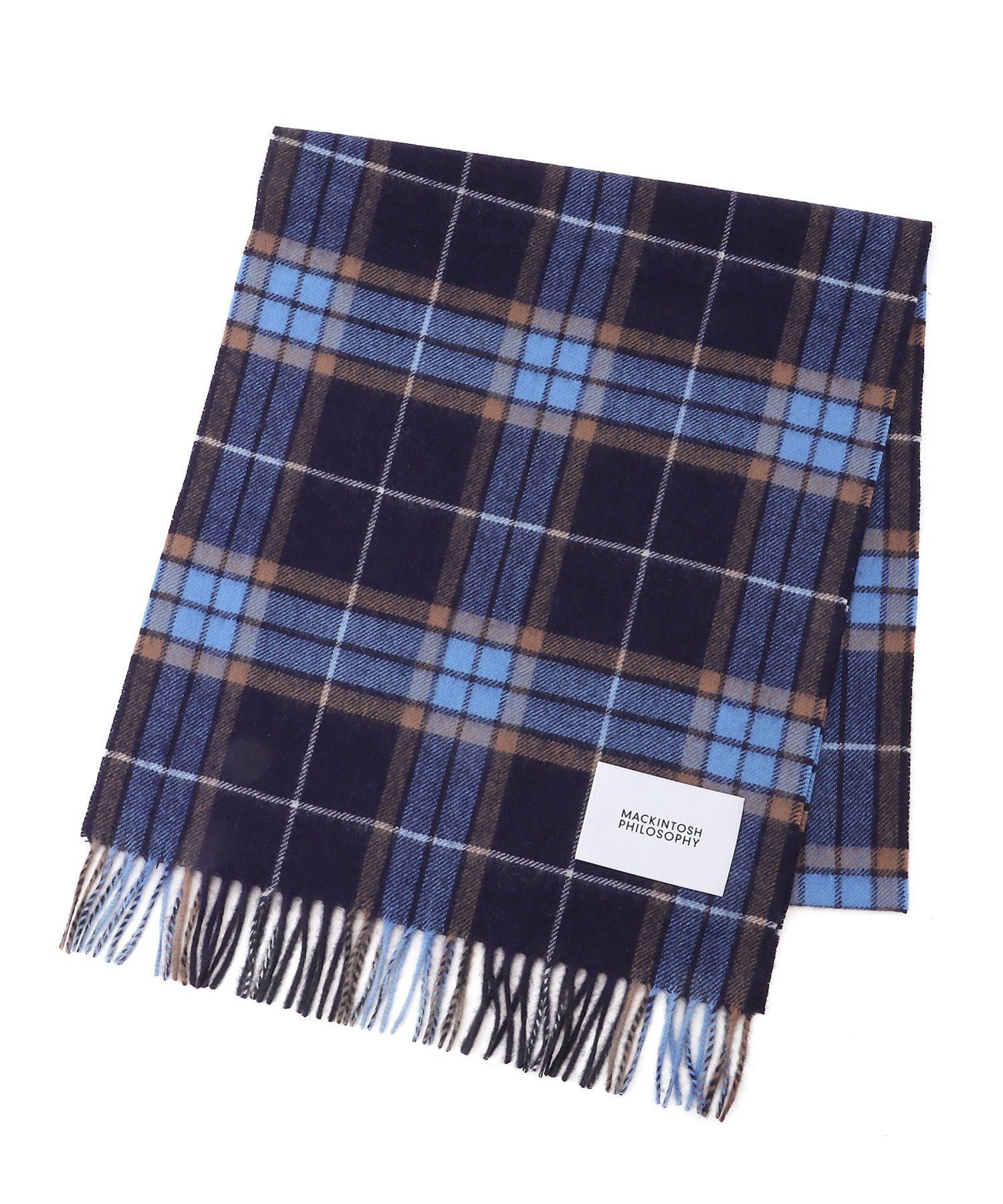 【極美品】マッキントッシュロンドン カシミヤ100% マフラー ハウスチェック ベビーカシミヤハウスチェックマフラー（G1710003＿＿