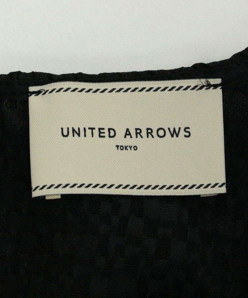 UNITED ARROWS AIRY ジャカード ティアード ワンピース ユナイテッド