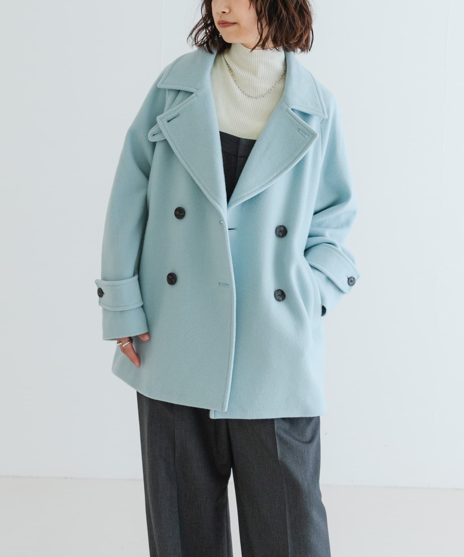 SALE／50%OFF】URBAN RESEARCH スーパー100メルトンPコート アーバン
