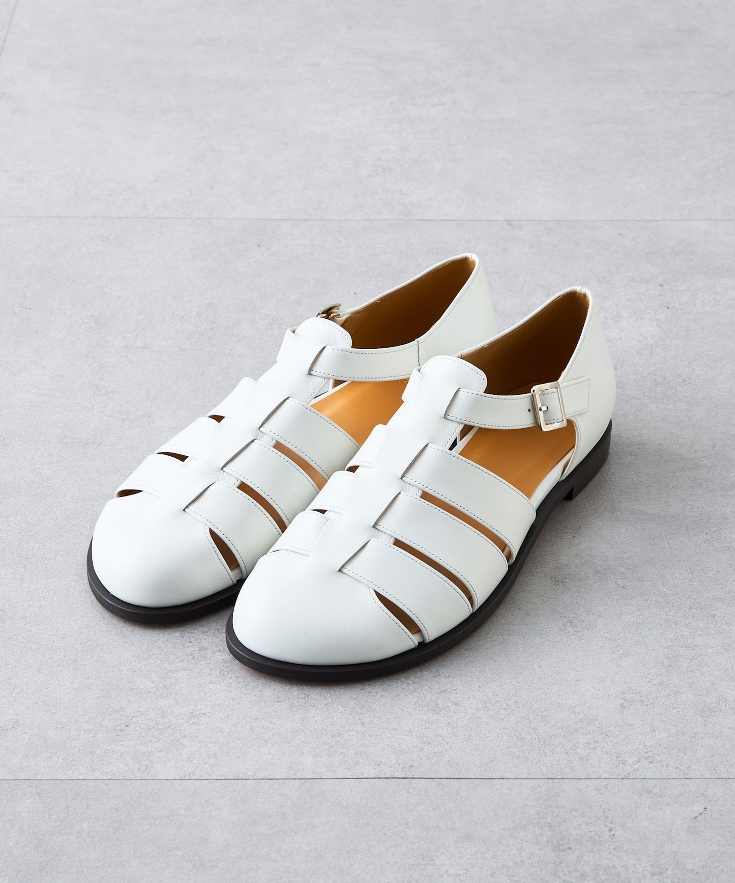 【SALE／50%OFF】Whim Gazette 【Hoaw.】グルカサンダル ウィム ガゼット シューズ・靴 その他のシューズ・靴 ブラック ホワイト【送料無料】