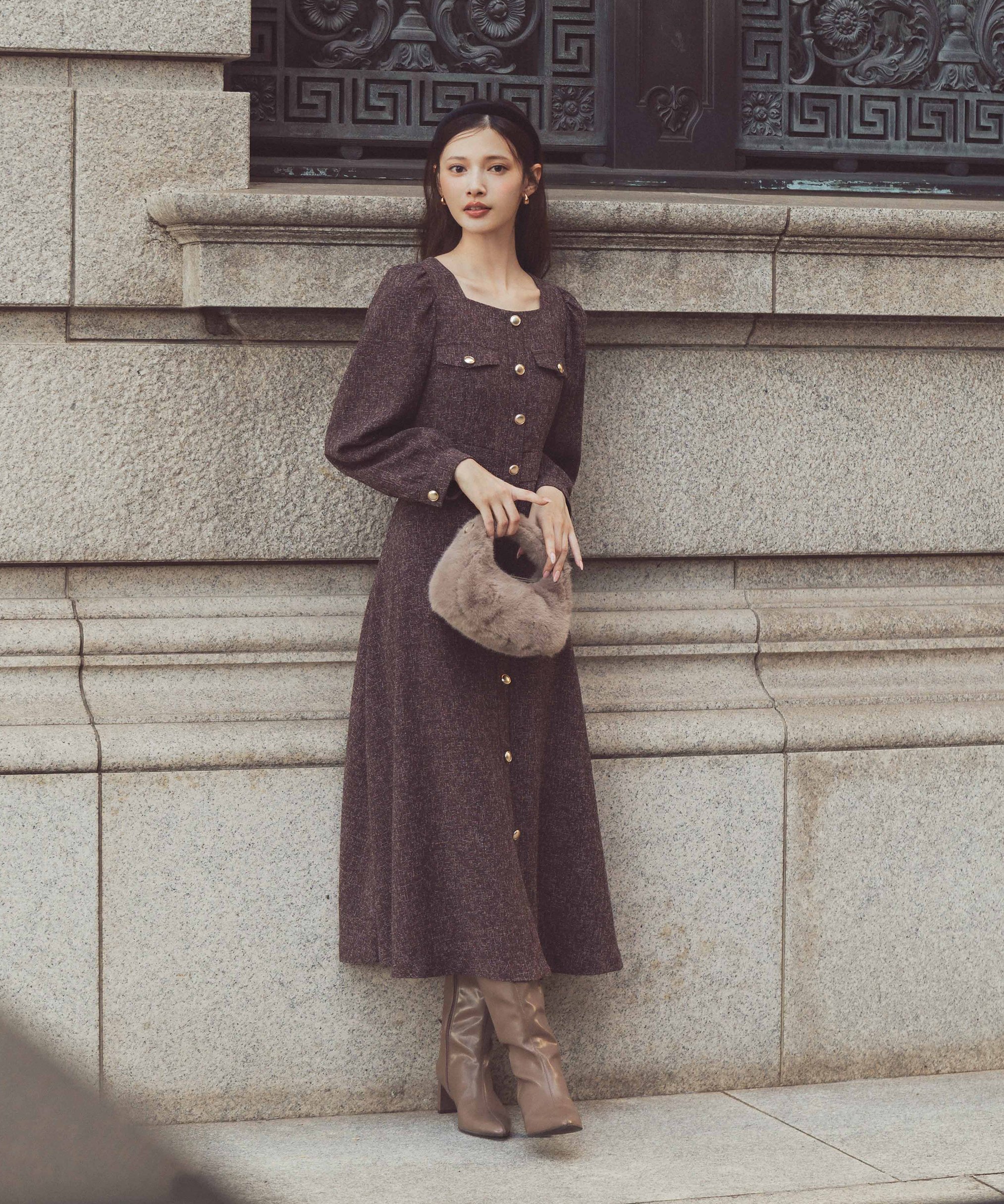 プロポーションボディドレッシング ＜谷川菜奈さんコラボ＞チェーン付きワイドパンツ 谷川菜奈さんコラボ＞チェーン付きワイドパンツ | PROPORTION BODY