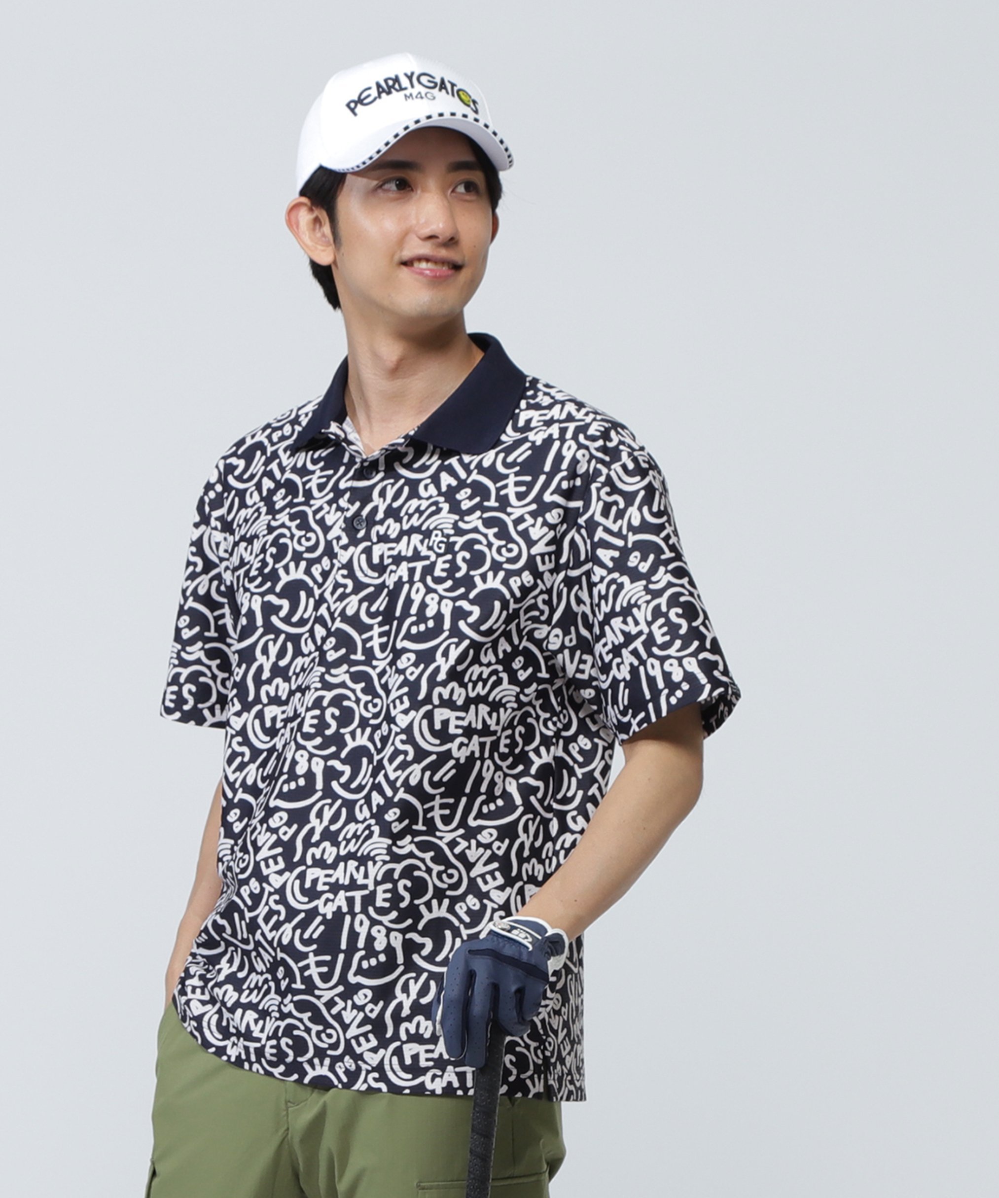 新品 パーリーゲイツ トライクール 36G サッカー ストレッチ 半袖ポロシャツ 新品 パーリーゲイツ トライクール 36G サッカー ストレッチ