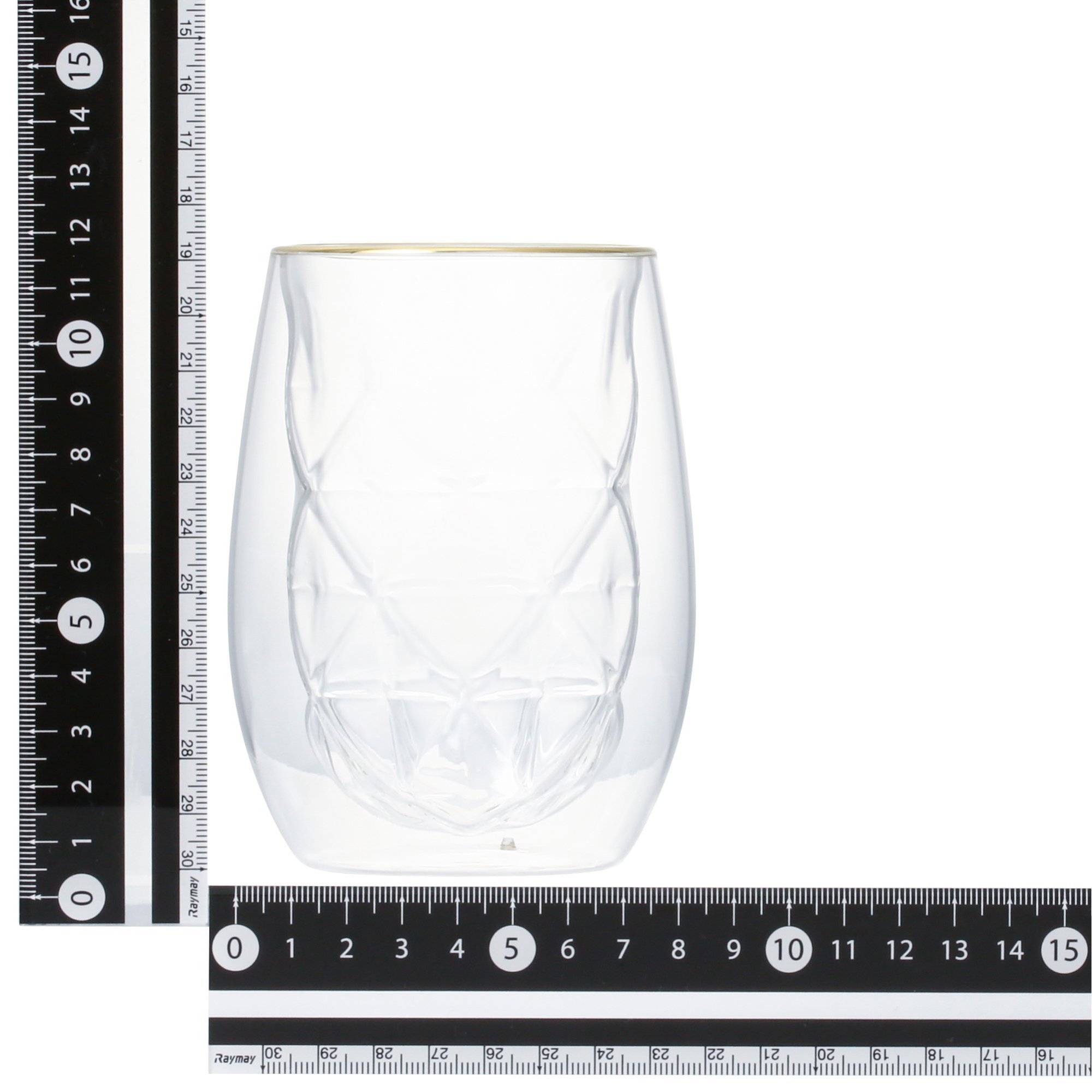 Francfranc ダイヤ ダブルウォールグラス フランフラン 食器・調理器具