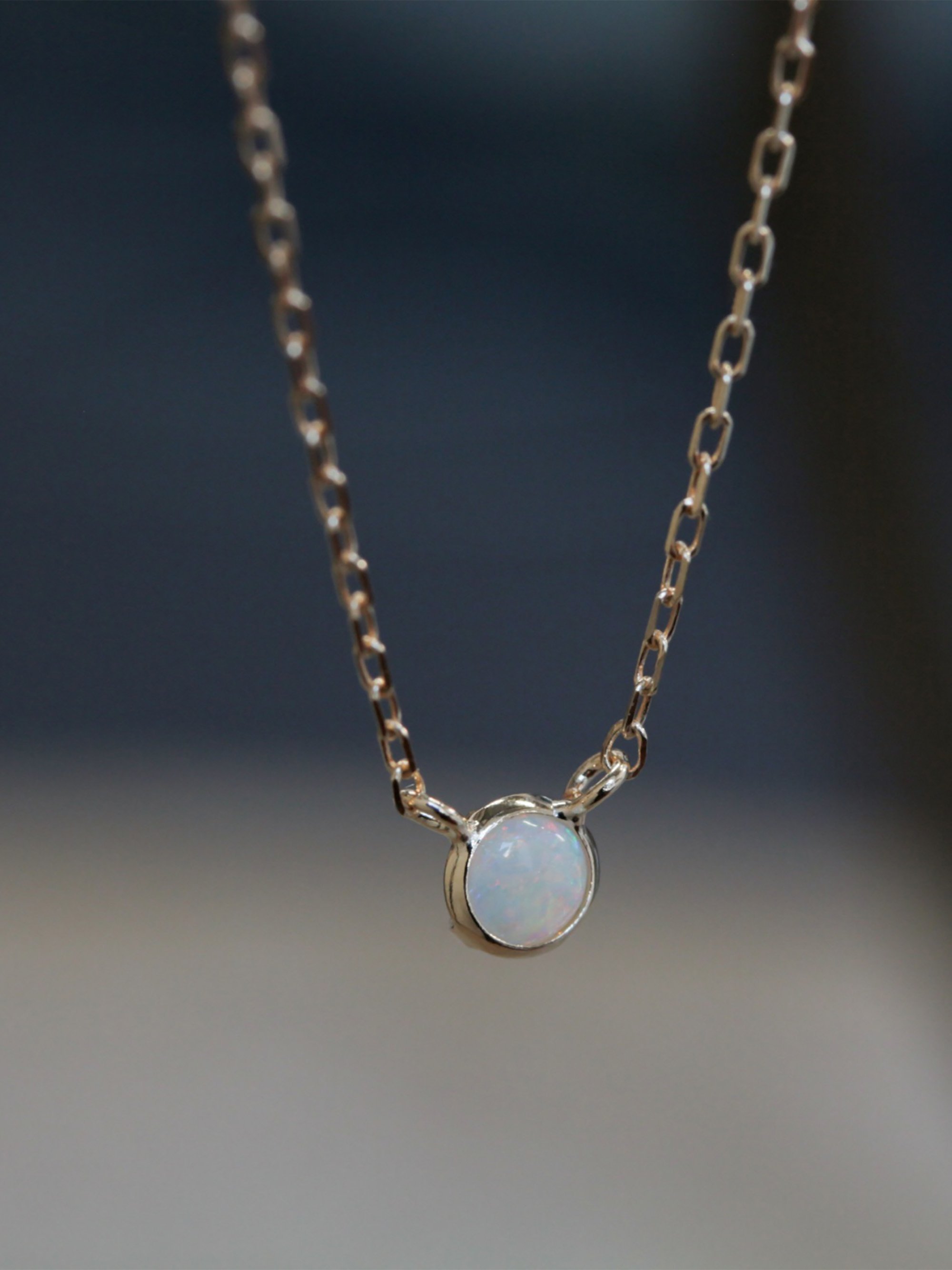 K10 ダイヤモンド×オパール ネックレス jouete K10YG ダイヤモンド×オパール ネックレス（ネックレス）｜Jouete