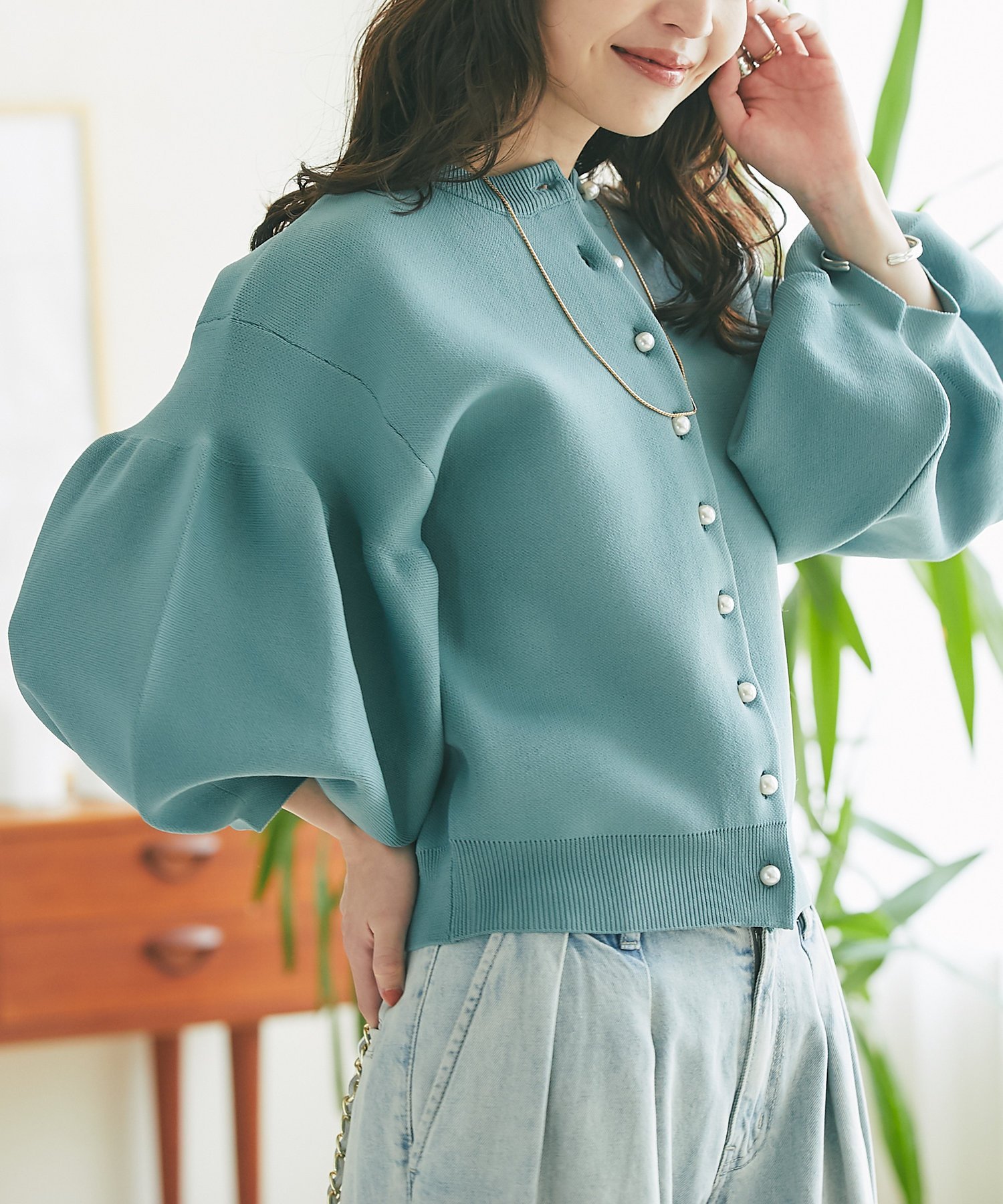 La boutique BonBon 【好評につき復刻!・前後2WAY】パールぽわん