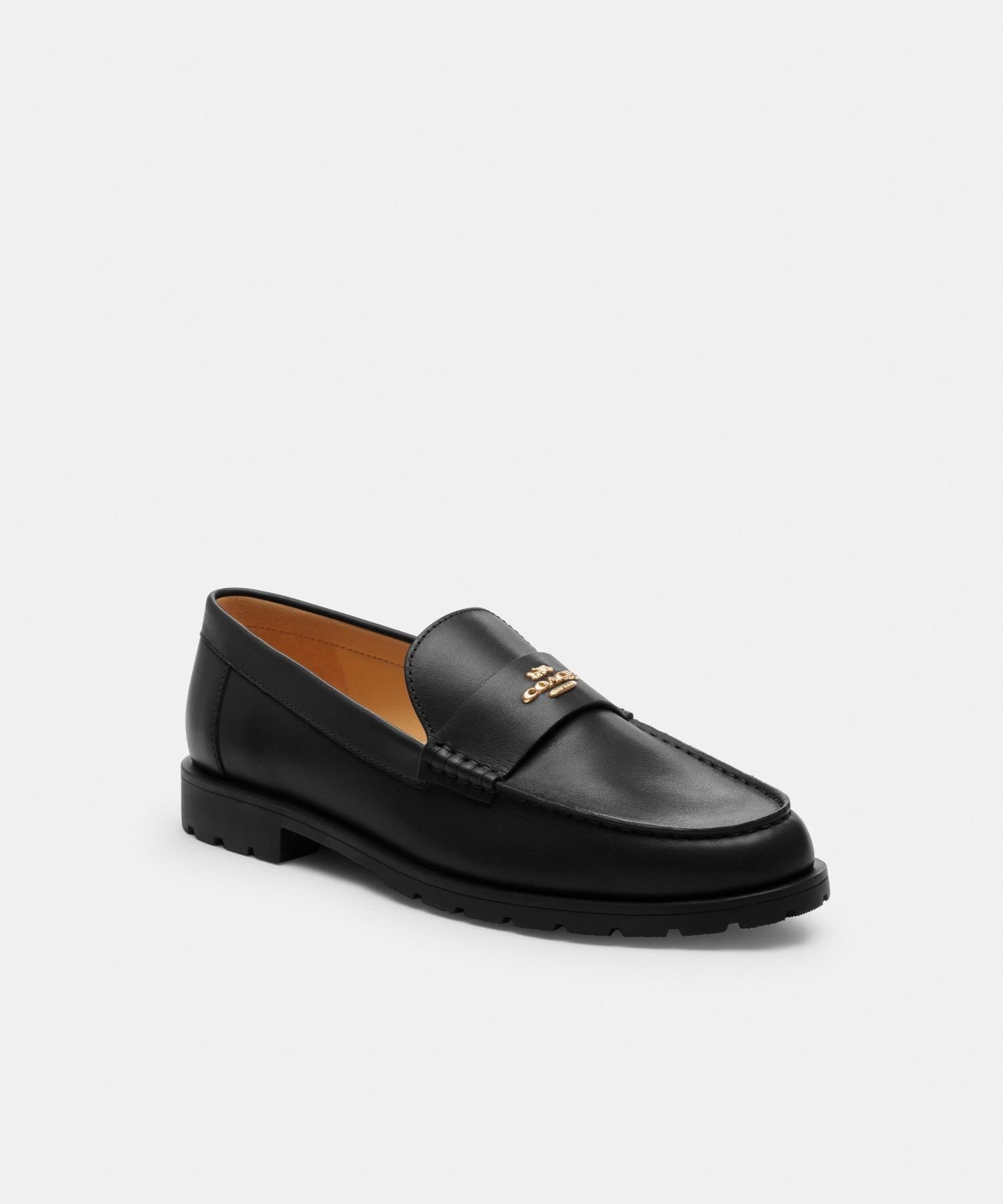 楽天市場】Coach コーチ HANNA Leather Loafer ハンナ ローファー