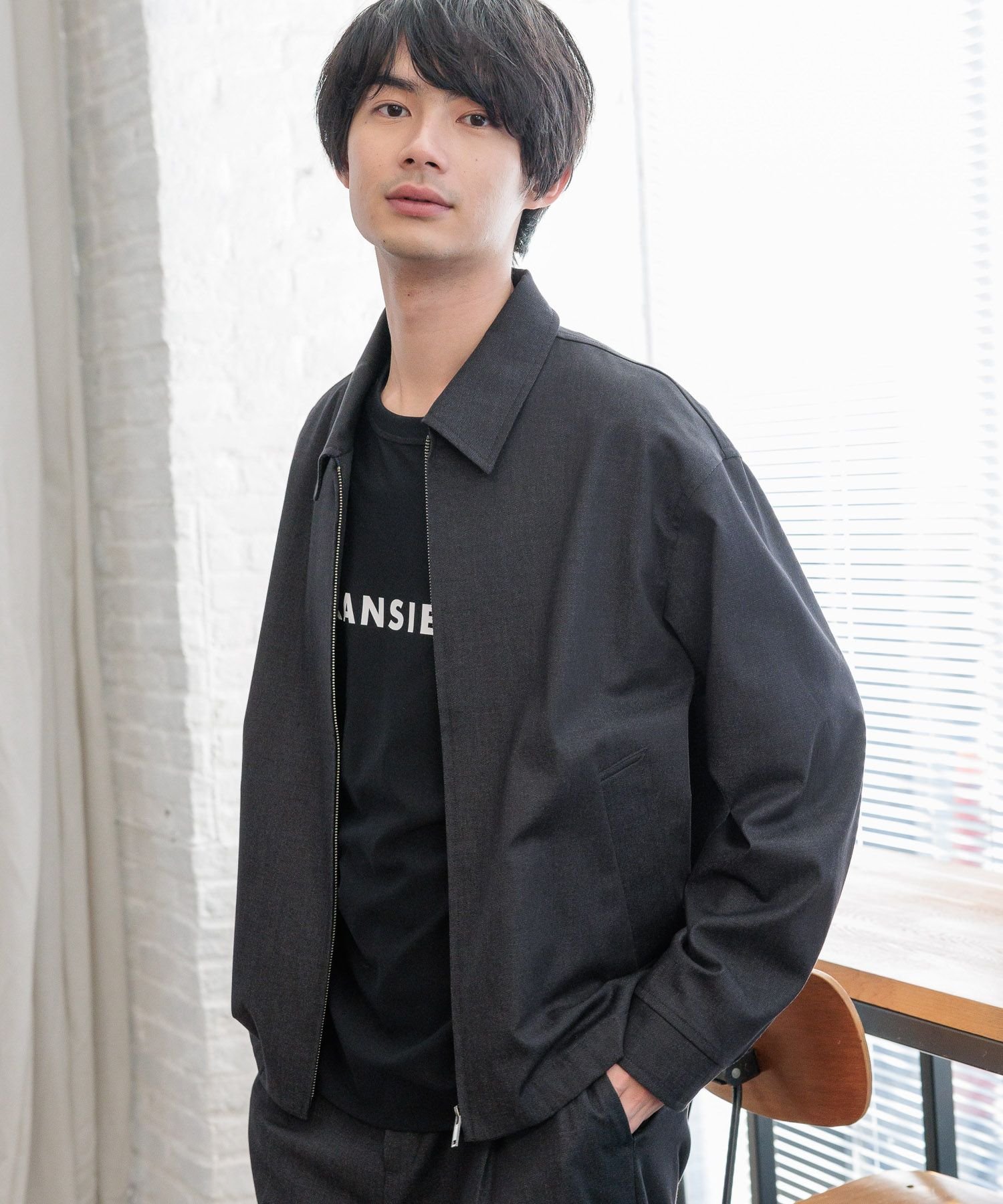 SALE／50%OFF】GLOBAL WORK アーバンデニムZIPブルゾン/147027