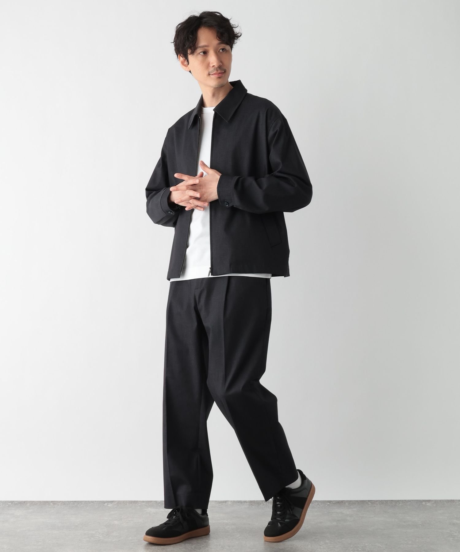 りる SALE／50%OFF】GLOBAL WORK アーバンデニムZIPブルゾン/147027