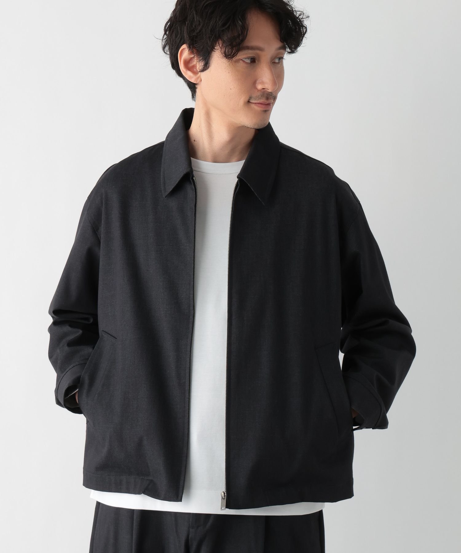 SALE／50%OFF】GLOBAL WORK アーバンデニムZIPブルゾン/147027
