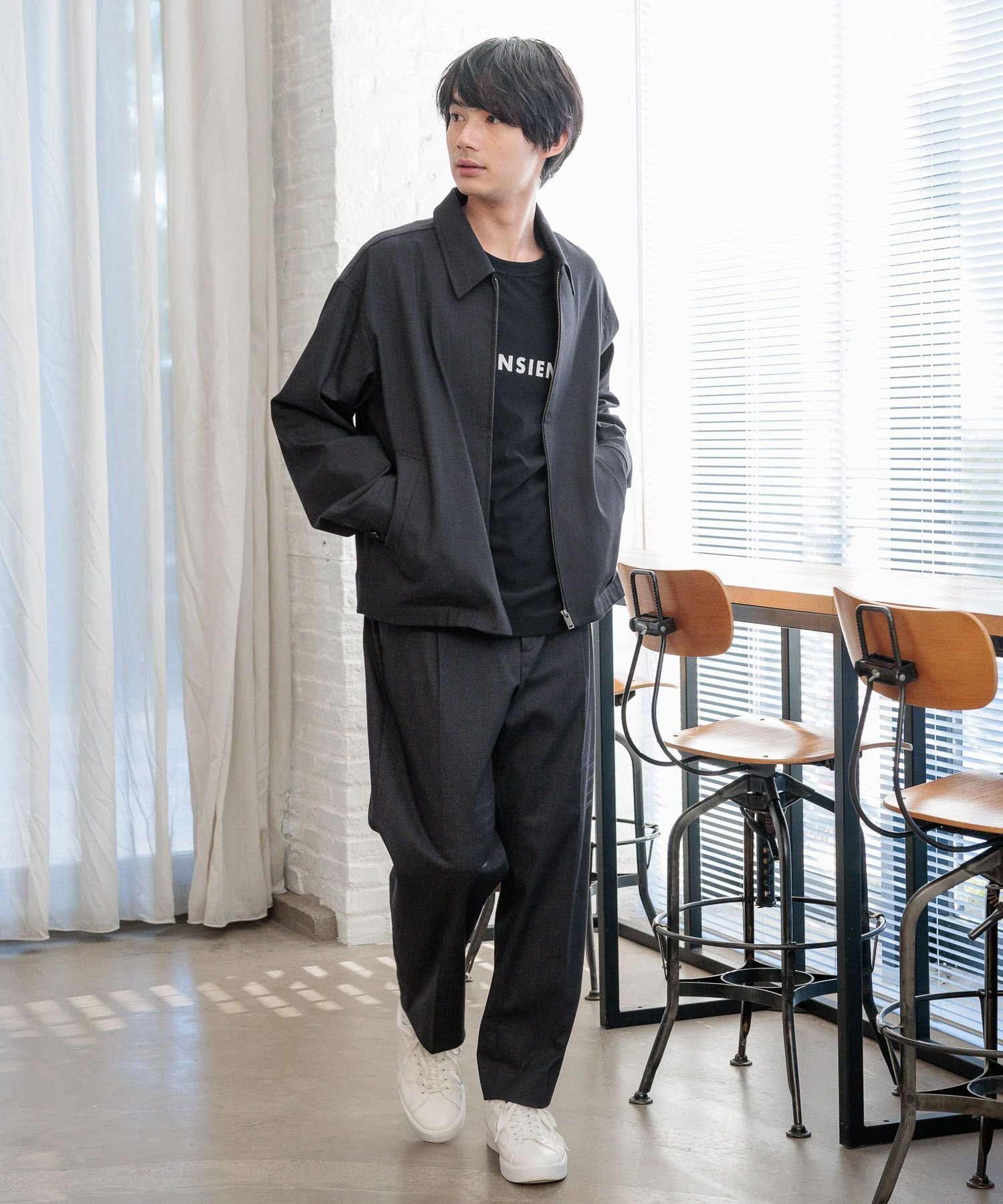 SALE／50%OFF】GLOBAL WORK アーバンデニムZIPブルゾン/147027