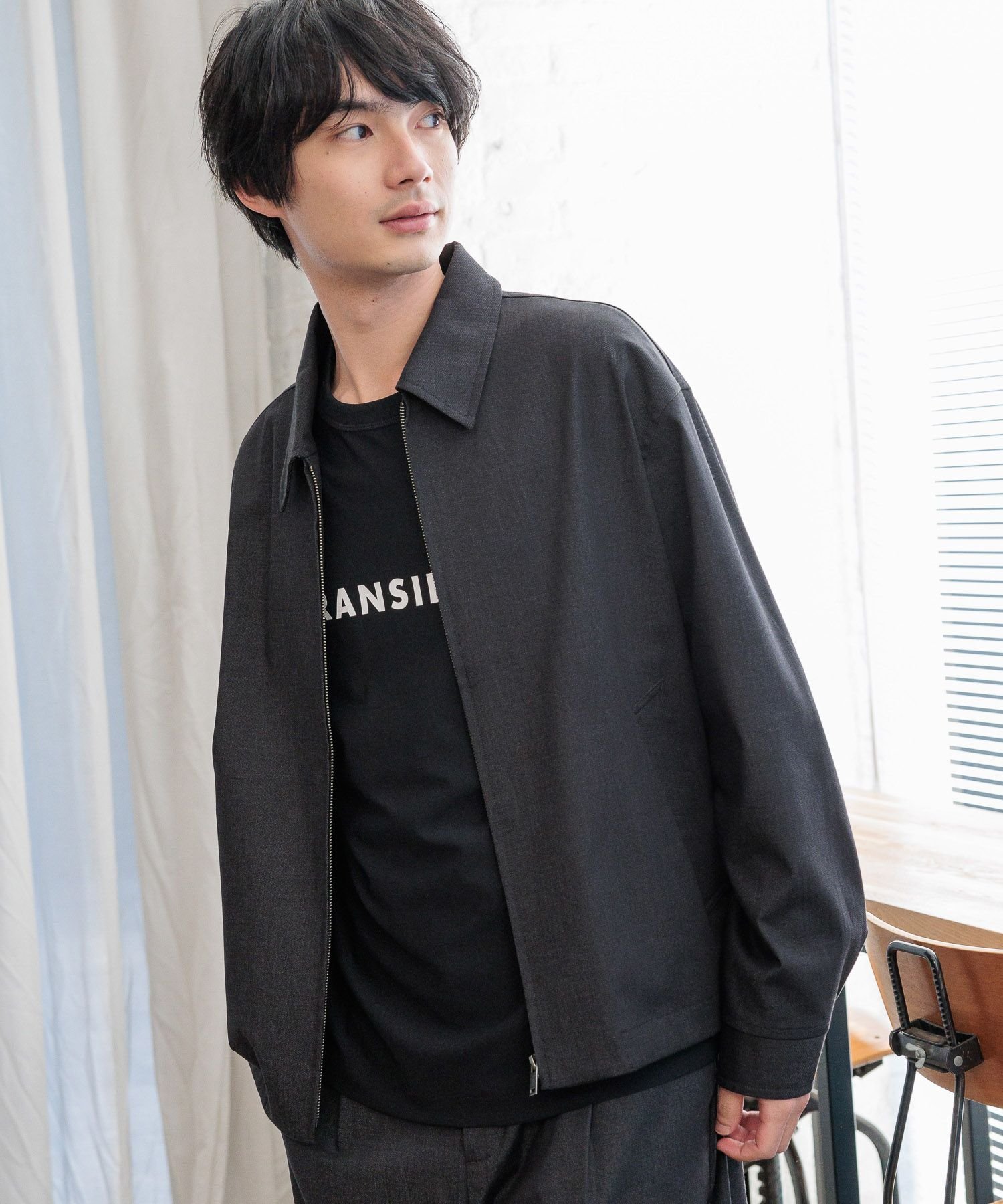 SALE／50%OFF】GLOBAL WORK アーバンデニムZIPブルゾン/147027