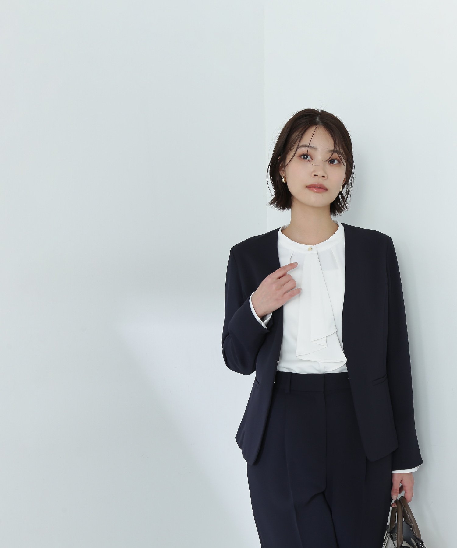 楽天市場】【SALE／10%OFF】ドビーツイル SETUP ノーカラージャケット