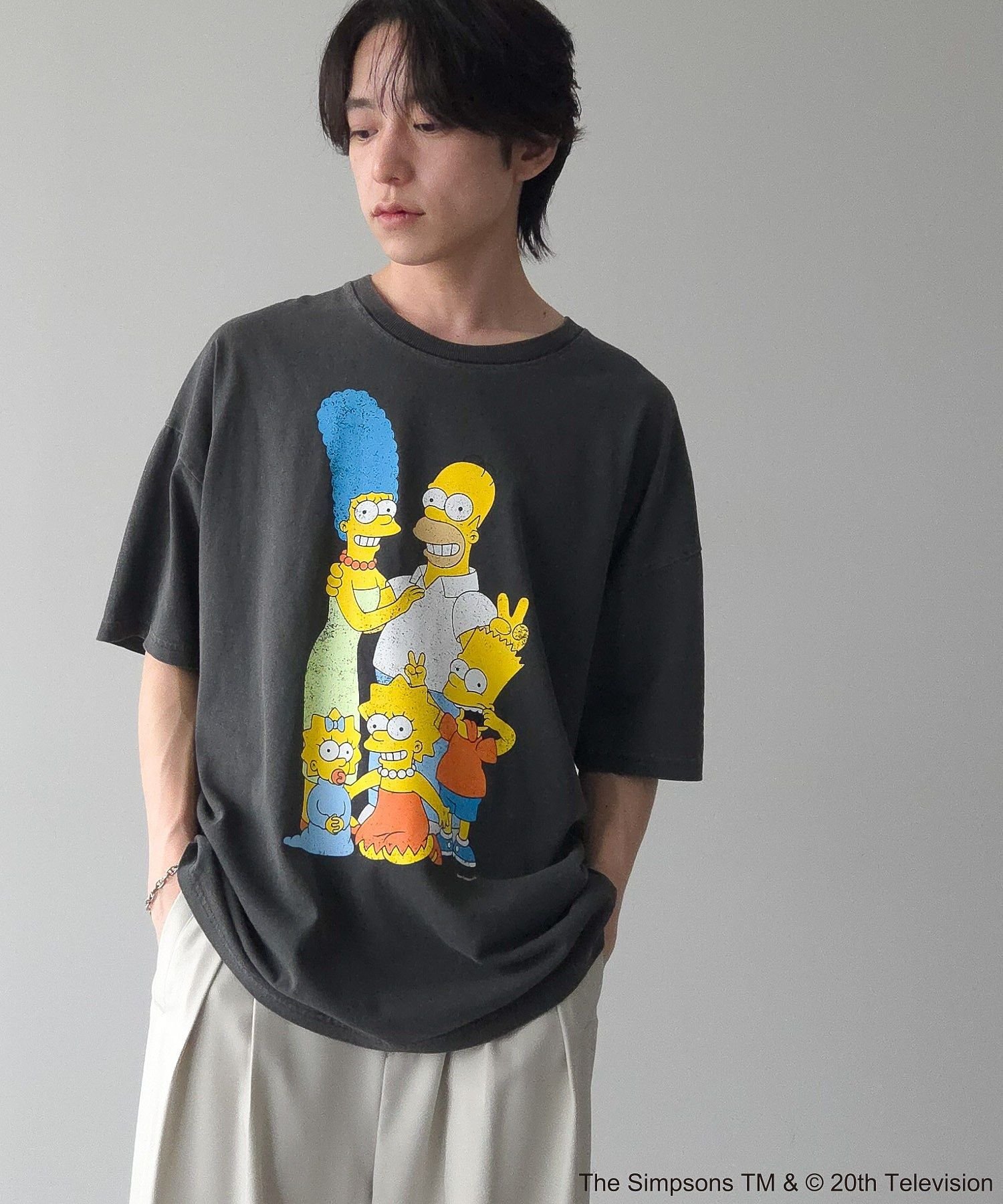 kithシンプソンズ キャラクター 半袖Tシャツ ネイビー 楽天市場】ザシンプソンズ tシャツ（カラーネイビー）（Tシャツ