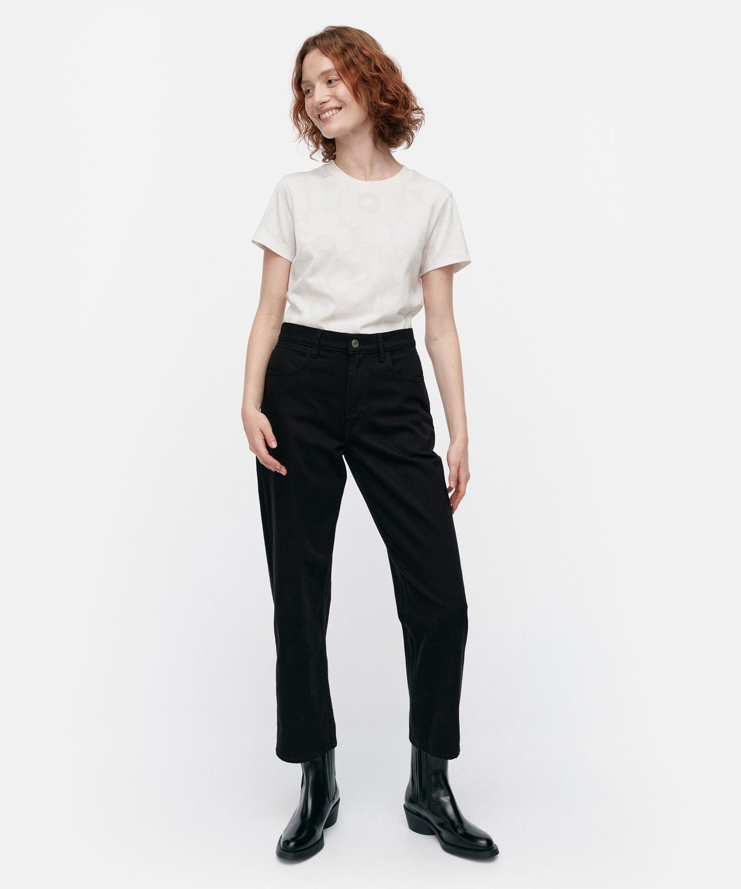 Marimekko Maridenim Barrel ジーンズ マリメッコ パンツ その他の 